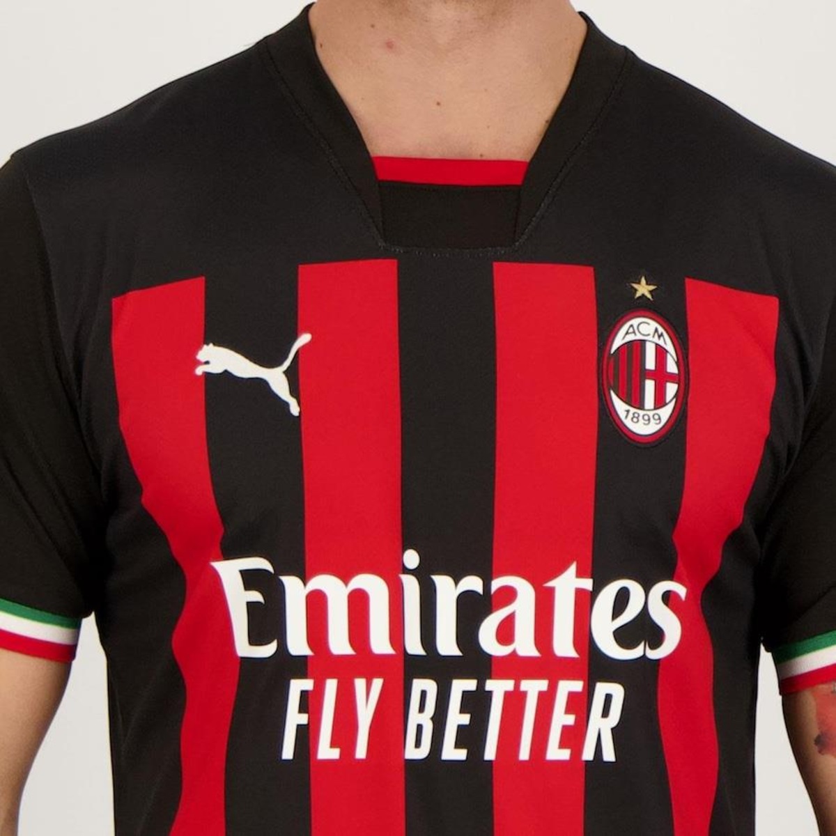 Camisa Milan Home 2023 R. Leão 17 Puma - Masculina | Centauro