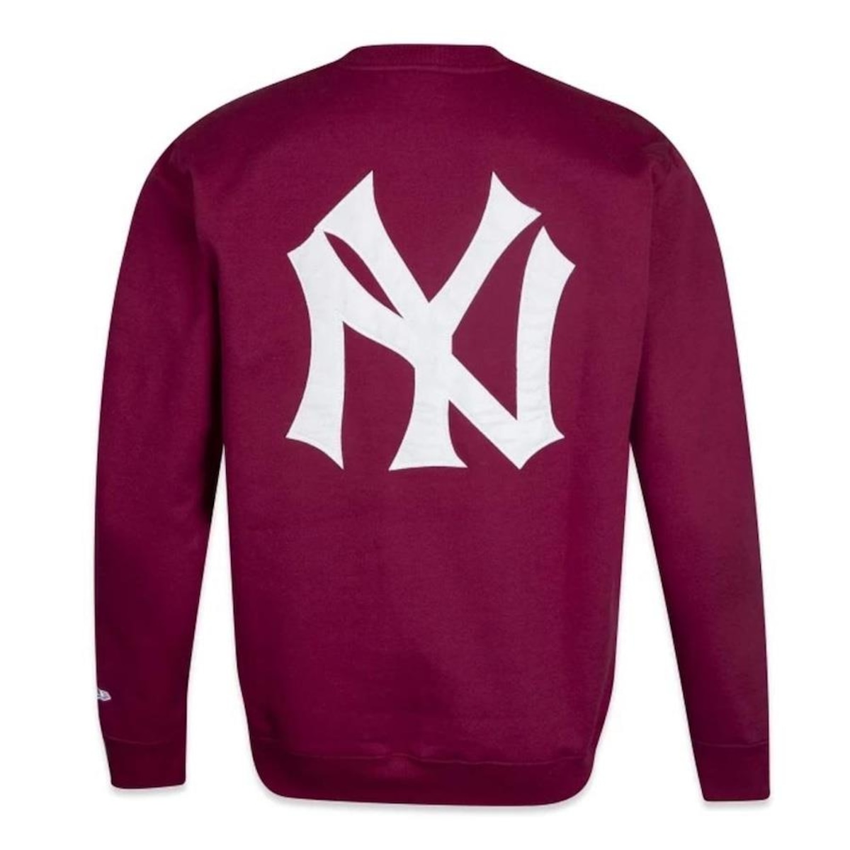 Yankees Moletom New Era Vermelho Blusão De Moletom Sem Capuz New