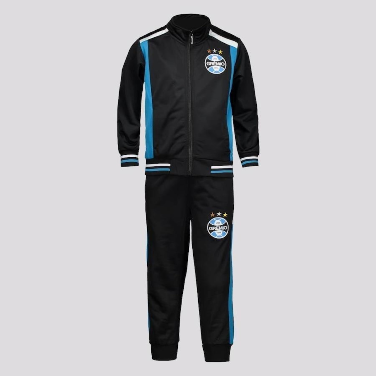 Agasalho do Grêmio Trilobal FutFanatics Tricolor Infantil Centauro