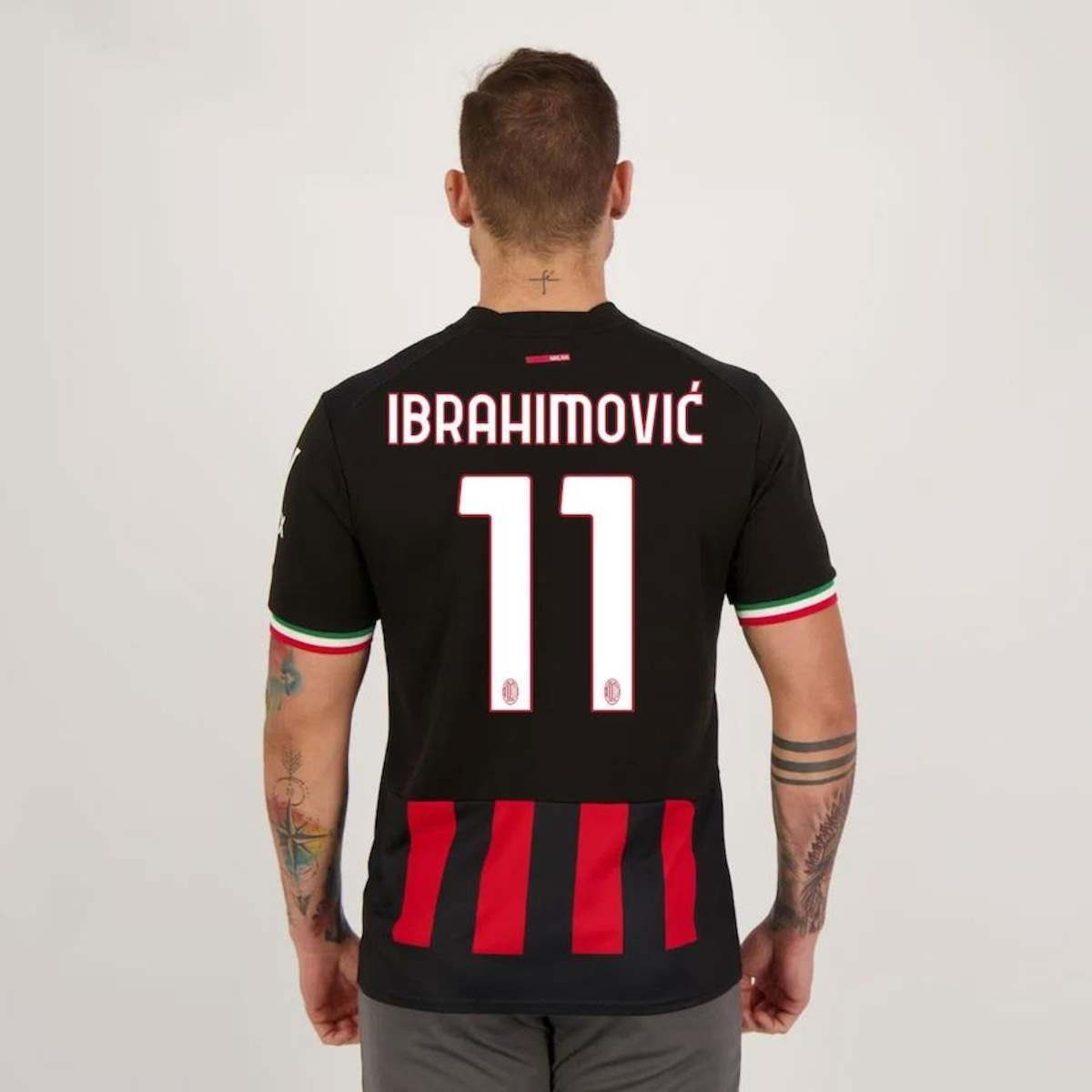 Camisa Milan Home 2023 11 Ibrahimovic Puma - Masculina