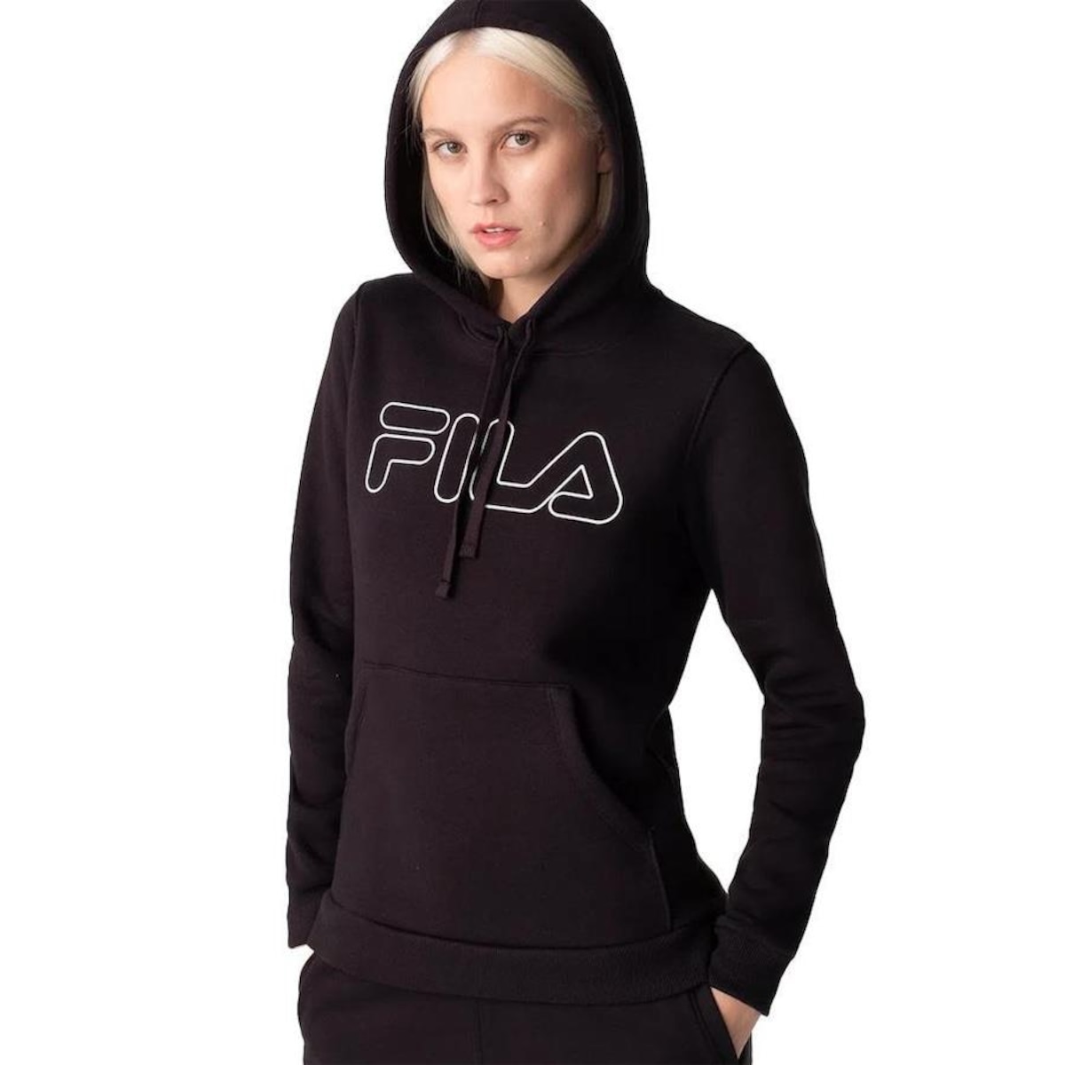 Blusão de Moletom com Capuz Fila Feminino em Promoção Centauro