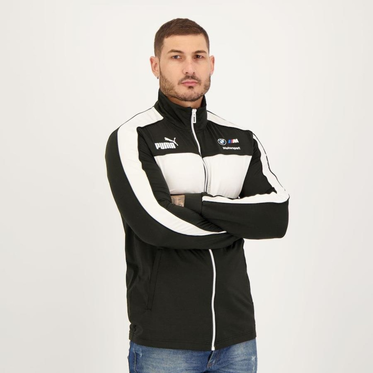 Jaqueta Puma Bmw Masculina Jaqueta Puma BMW Motorsport Mt7 Slim