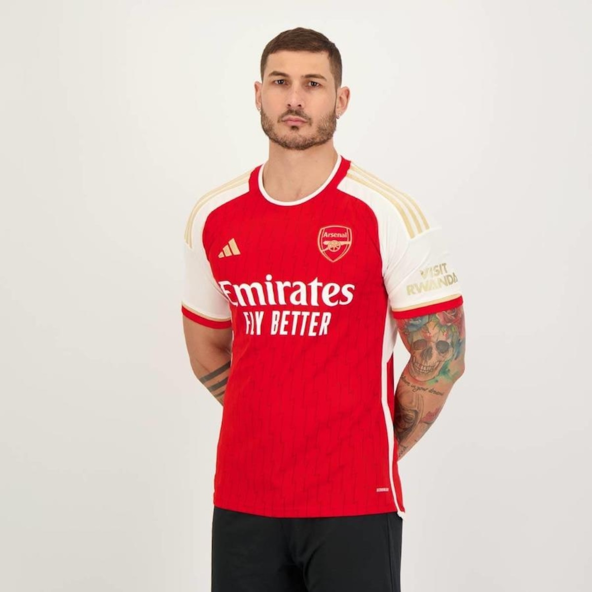 Camisa Arsenal Home 2024 8 Odegaard adidas - Masculina