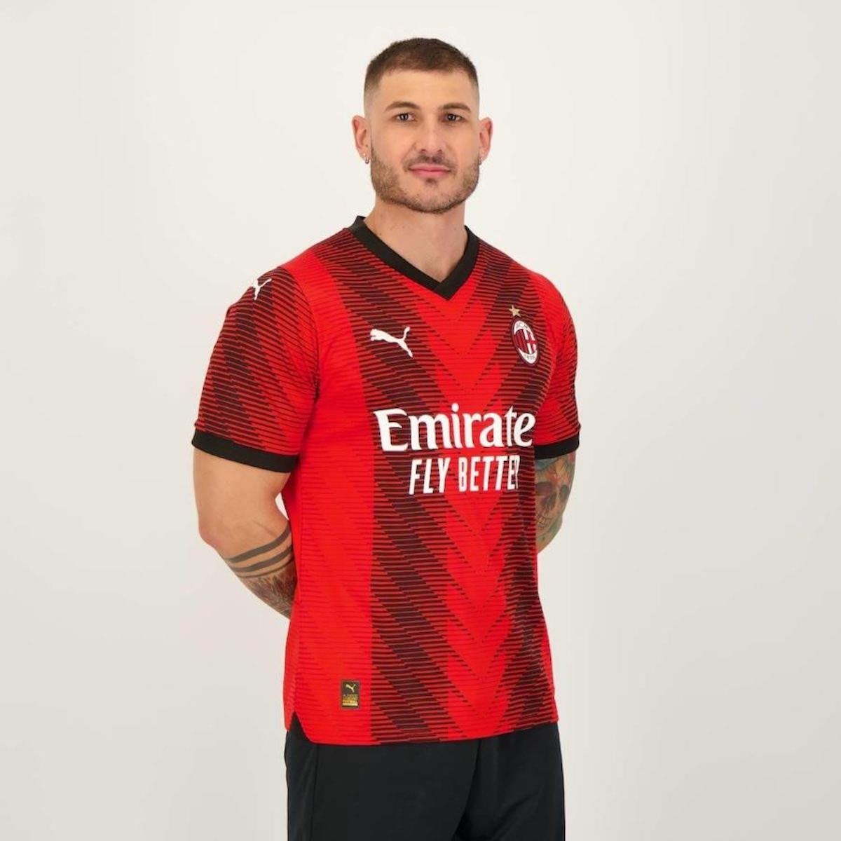 Camisa Milan I 2024 10 Rafa Leão Puma - Masculina | Centauro