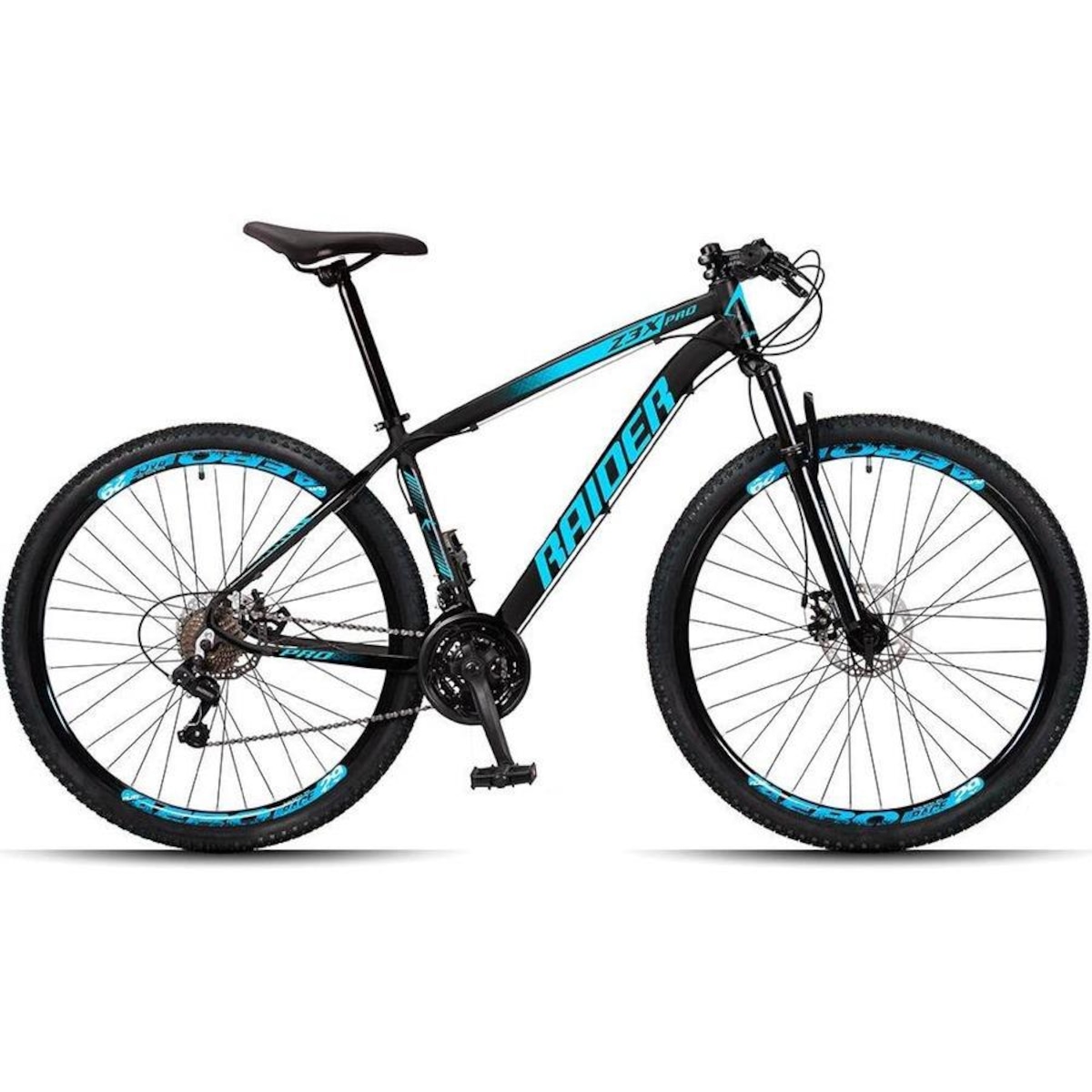24らぶ Bicicleta Aro 29 Raider Z3X 24 Vel Câmbio Traseiro Shimano Freio A