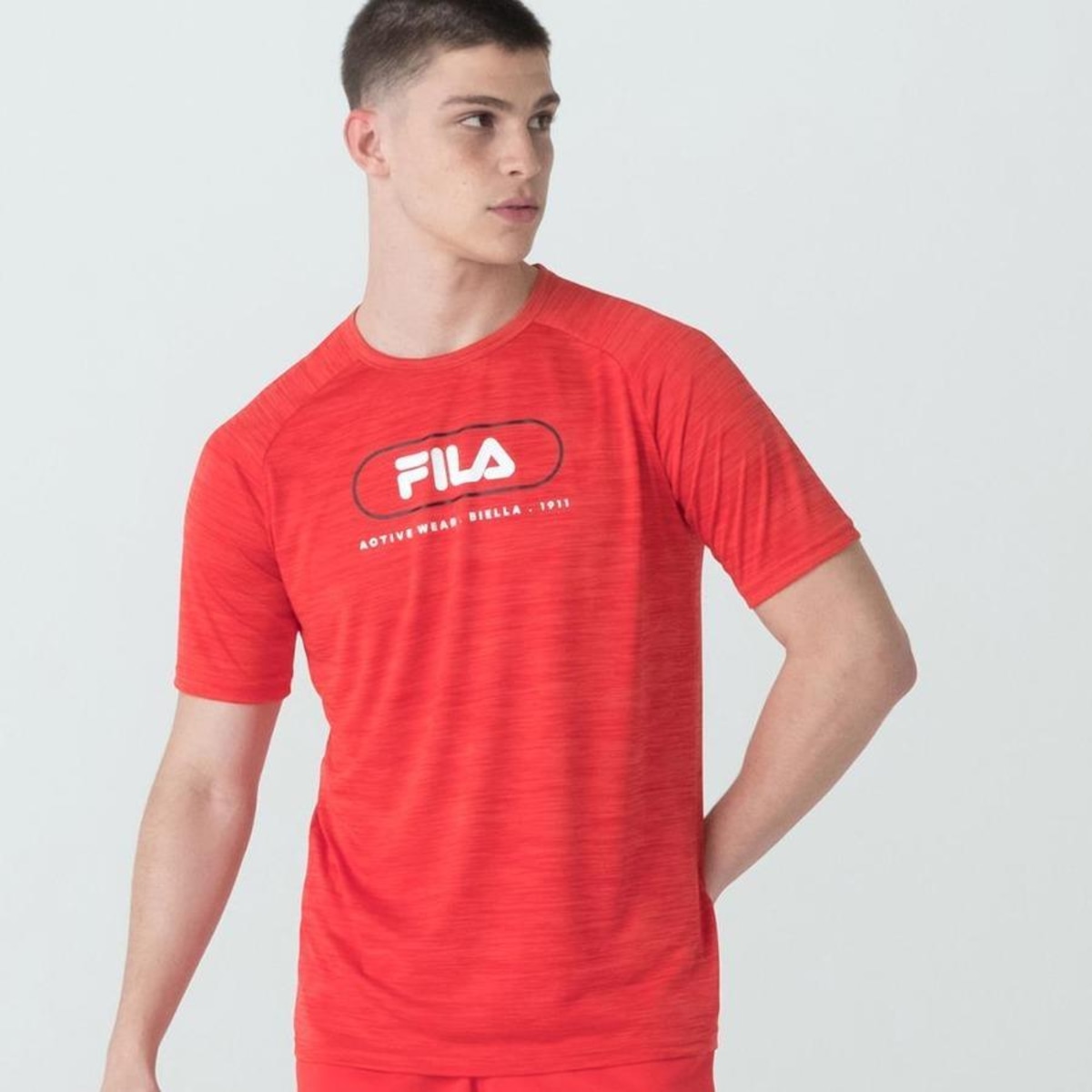 Camiseta Fila Sport Melange Masculina Centauro