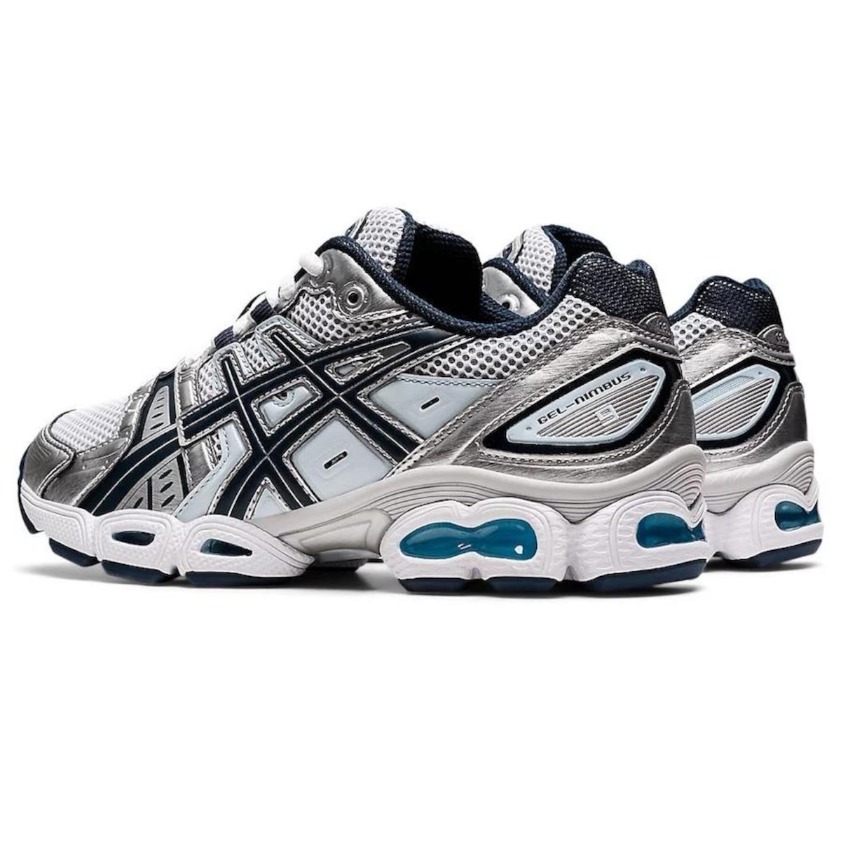 【美品】アシックス Gel-Nimbus 9 グレー　29cm Tênis Asics Gel-nimbus 9 Masculino Grafite E Prata | Parcelamento