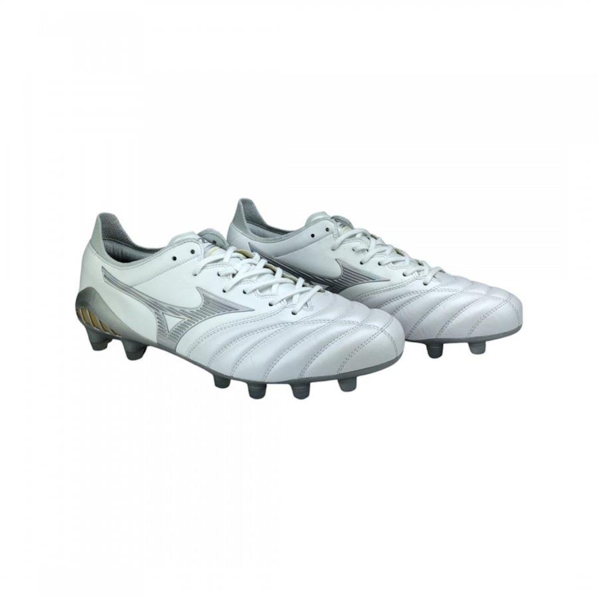Mizuno Morelia Neo 3ホワイト Chuteira de Campo Mizuno Morelia Neo Iii Japan - Adulto