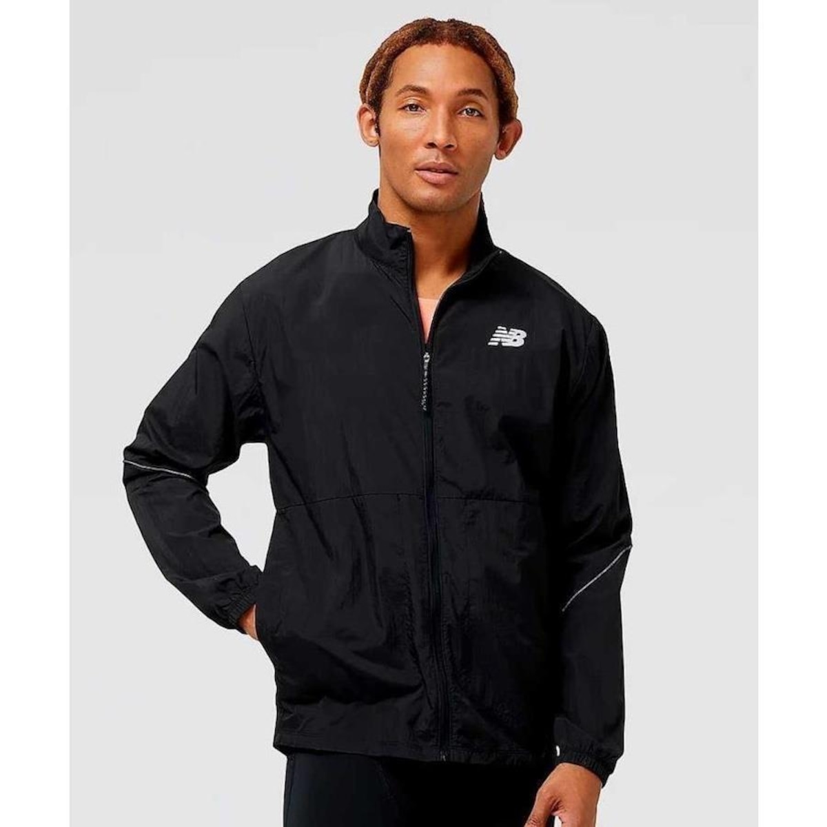 Jaqueta Corta Vento New Balance Impact Run Masculina em Promoção