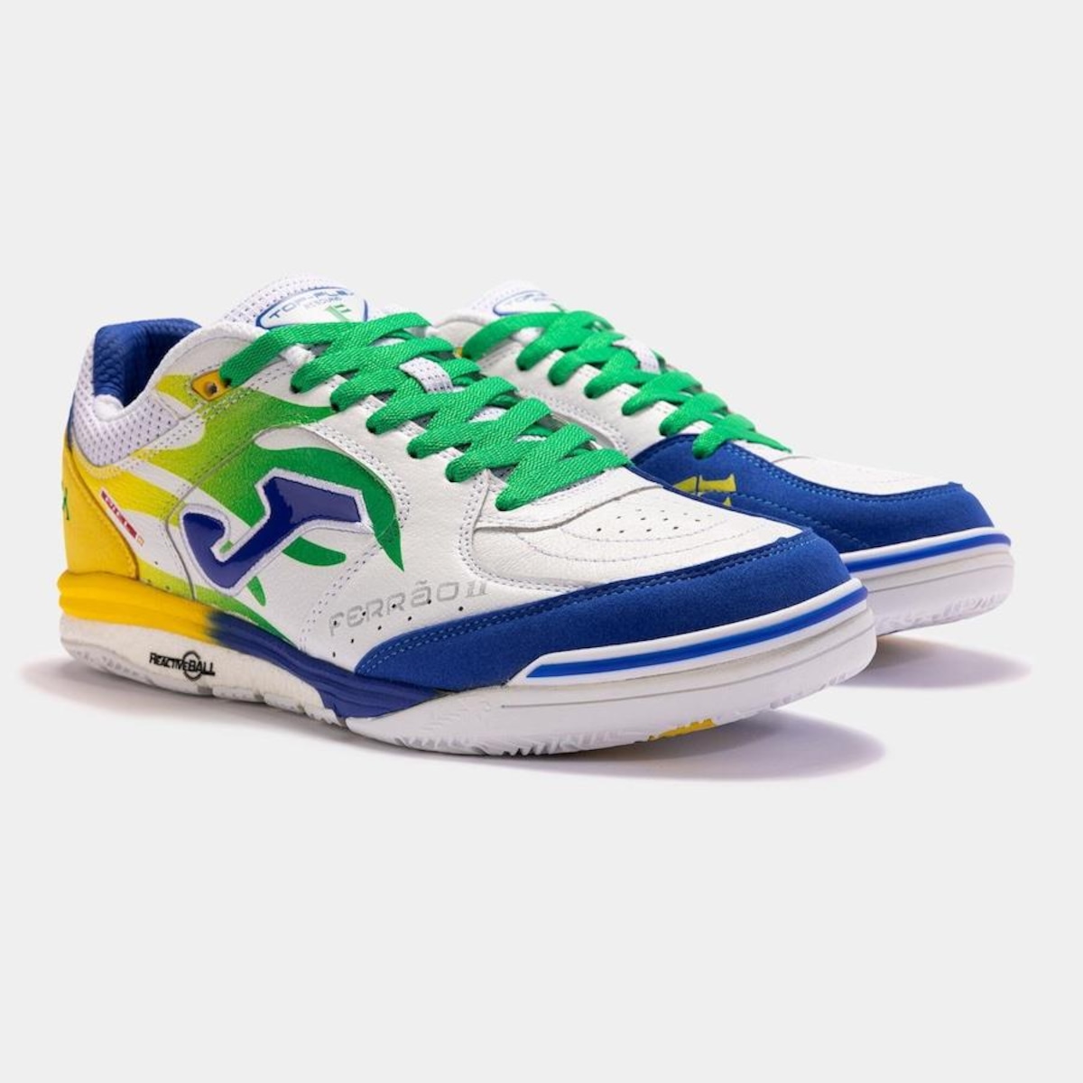 Joma TOP FLEX REBOUND FERRAOモデル Chuteira Joma Futsal Top Flex Rebound Ferrão Branco - Loja