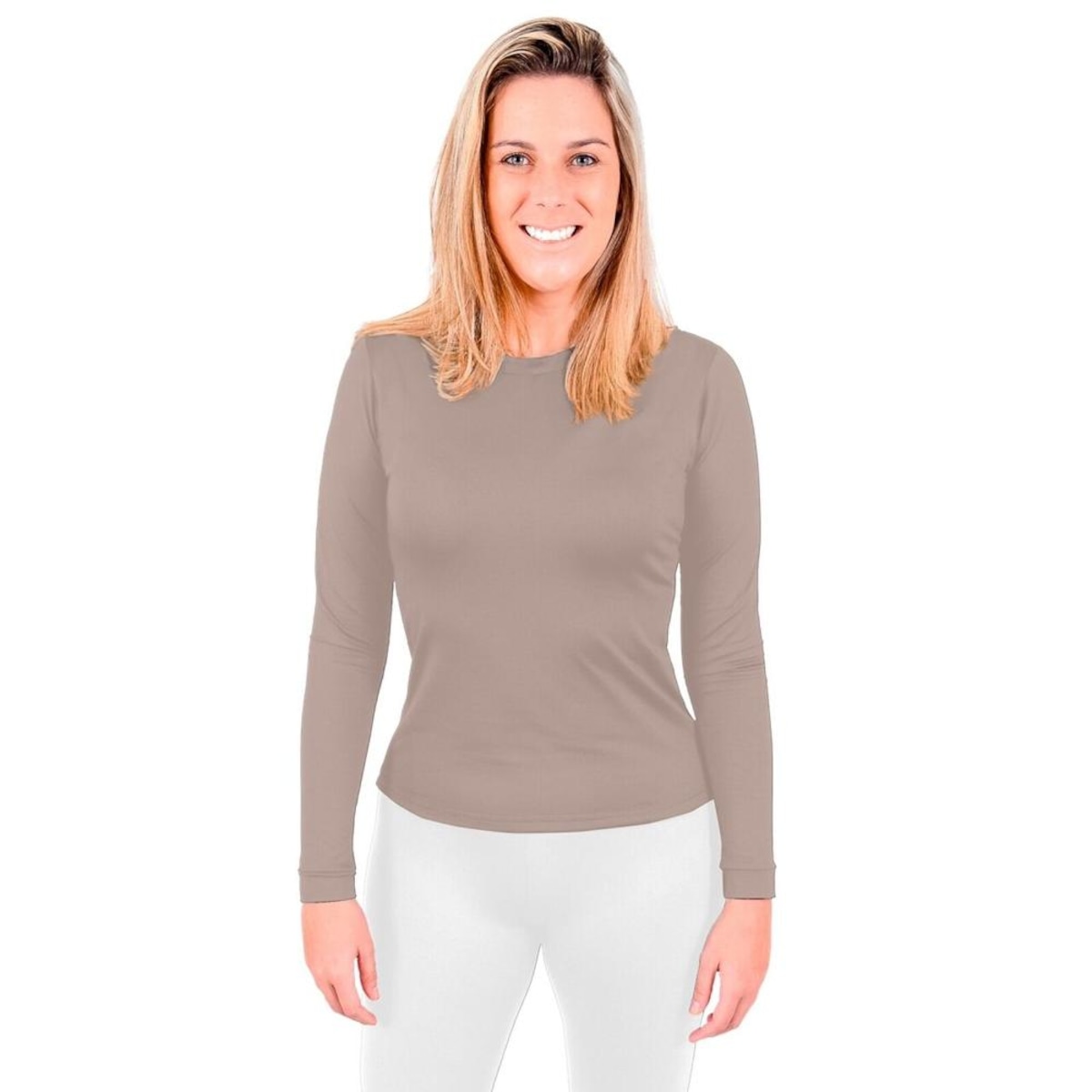 Blusa Térmica Feminina Roupas Segunda Pele Para Inverno Camiseta