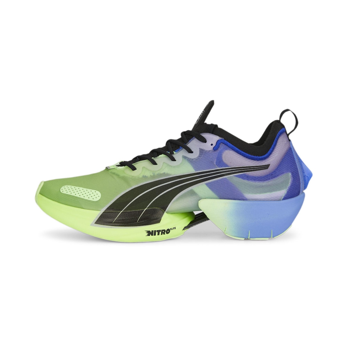 FAST R ニトロ PUMA Tênis de corrida masculino Fast R Nitro Elite - Azul