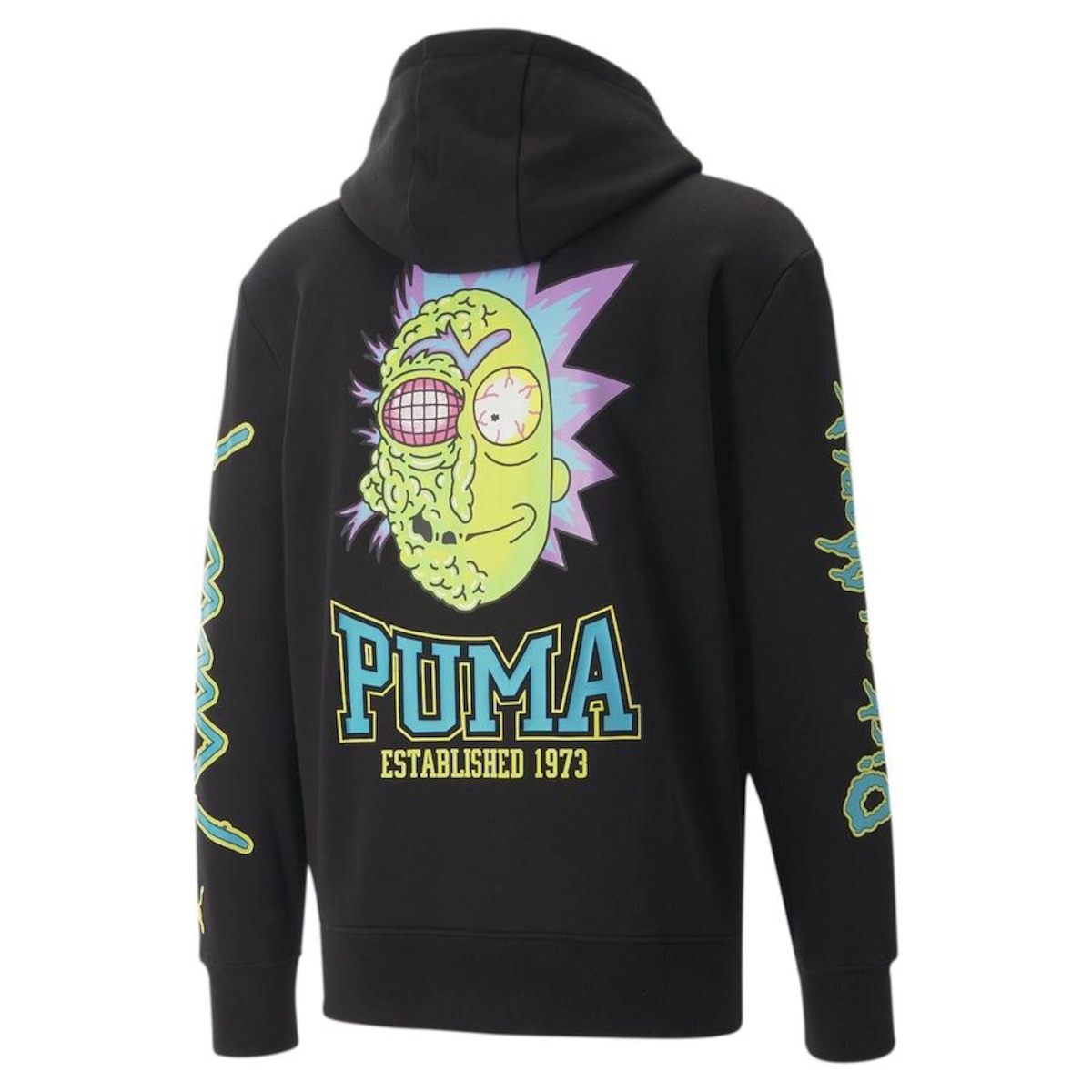 Puma Blusa De Frio Do Rick And Morty Jaqueta De Moletom Com Capuz