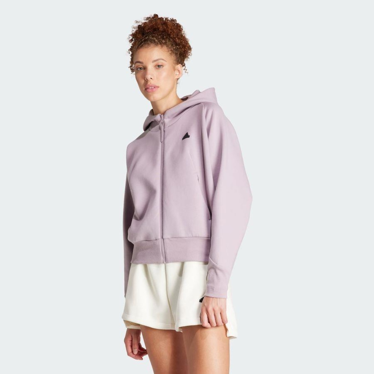 Jaqueta de Moletom com Capuz adidas Z.N.E. Full-Zip - Feminina