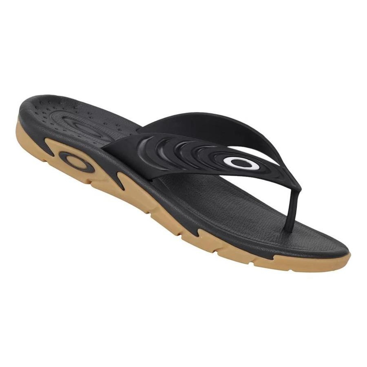 Chinelo Oakley Crowd Preto Marrom-- Masculino Centauro
