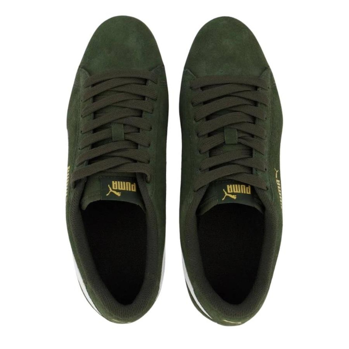 Tênis Puma Smash V2 Verde Tênis Puma Smash V2 BDP Masculino Oliva