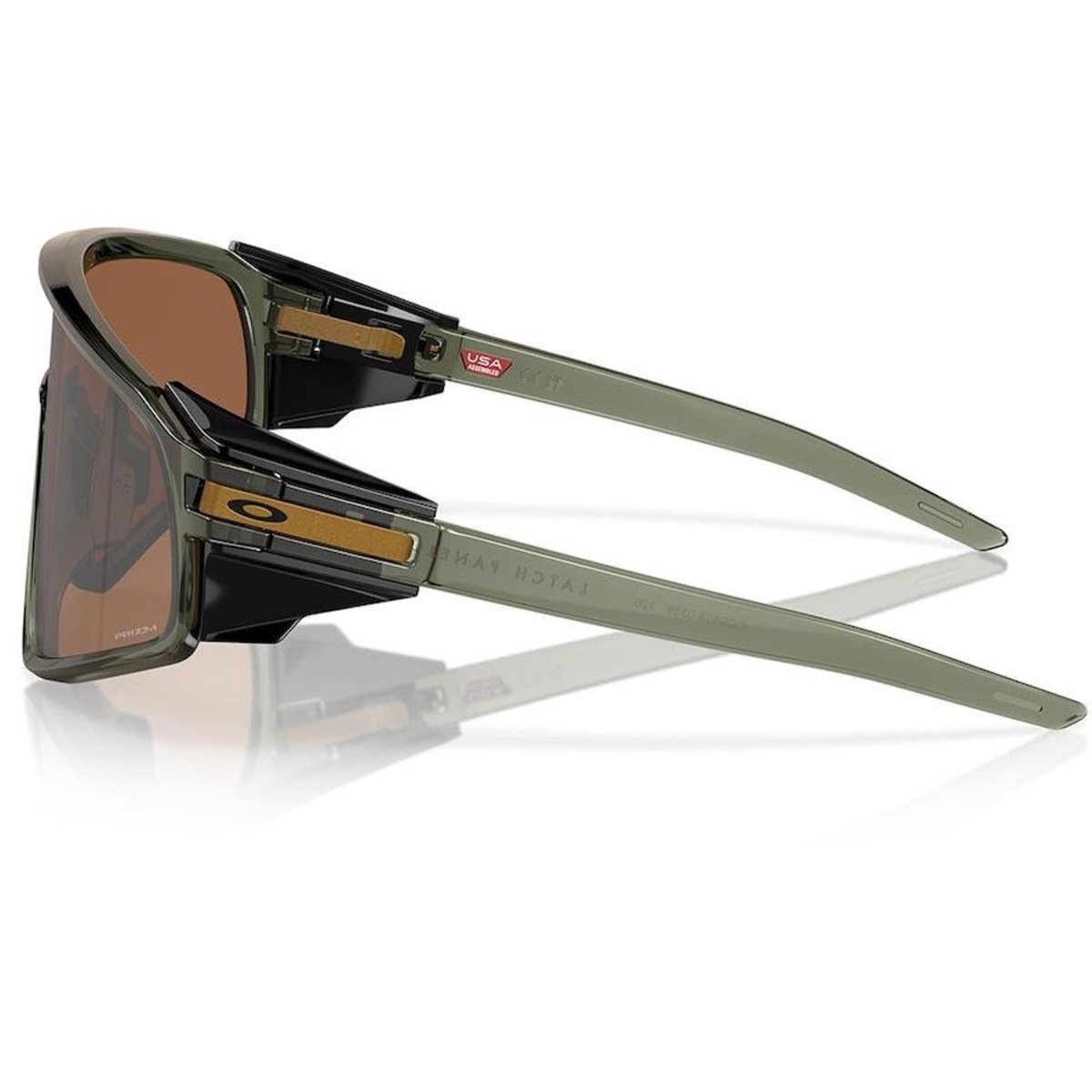 Óculos de Sol Oakley Latch Panel Olive Ink Prizm - Unissex | Centauro