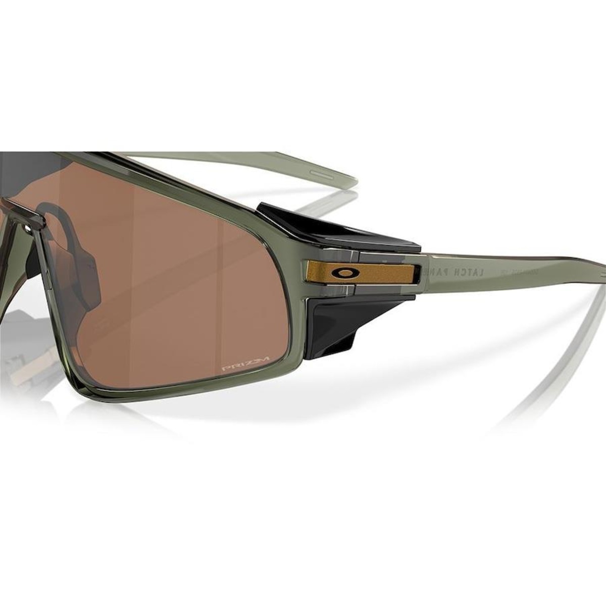 Óculos de Sol Oakley Latch Panel Olive Ink Prizm - Unissex em