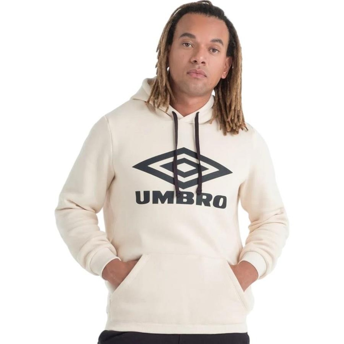 Blusão de Moletom com Capuz Umbro Diamond Essential Masculino em