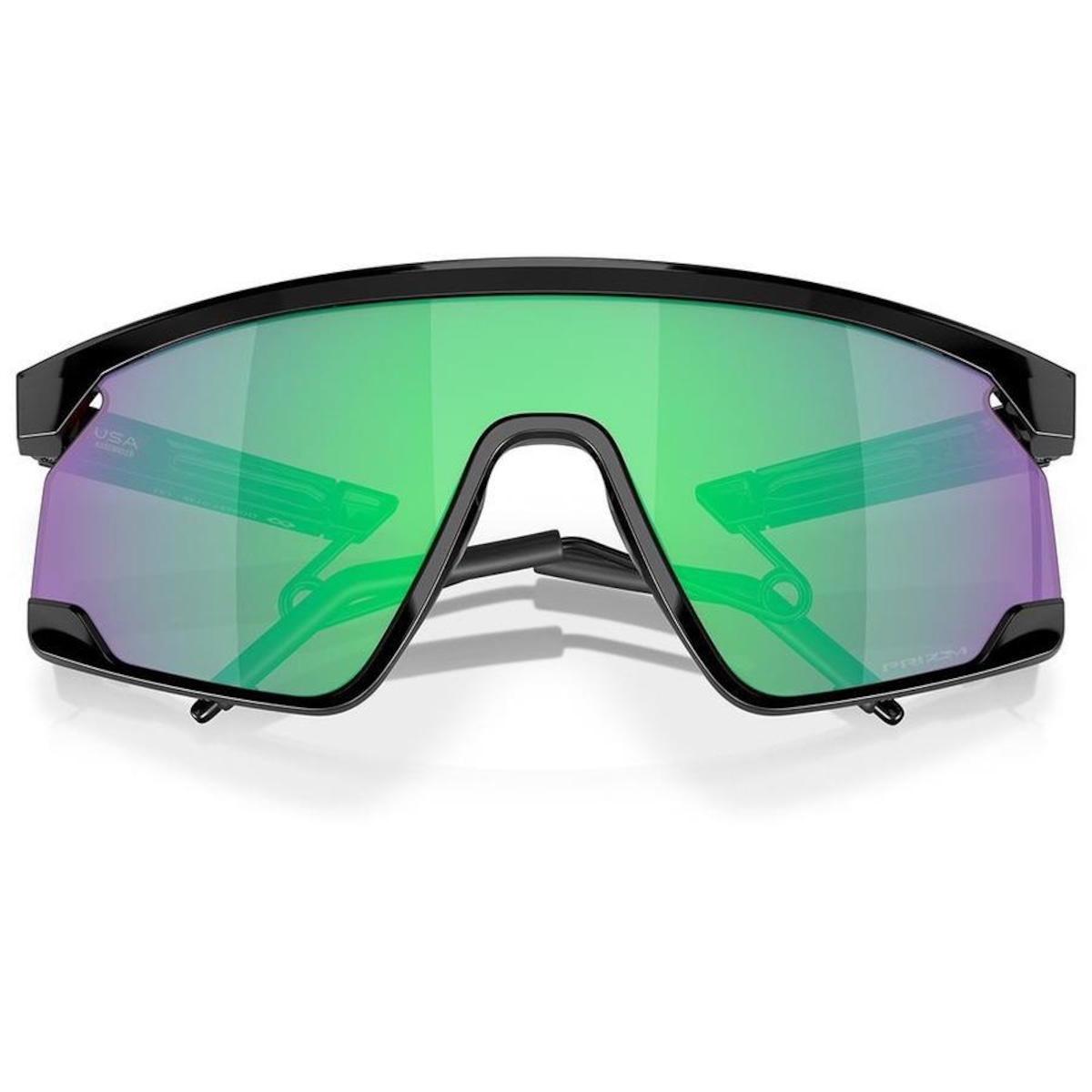 Óculos de Sol Unissex Oakley Bxtr Metal Metal Black Prizm Jade em