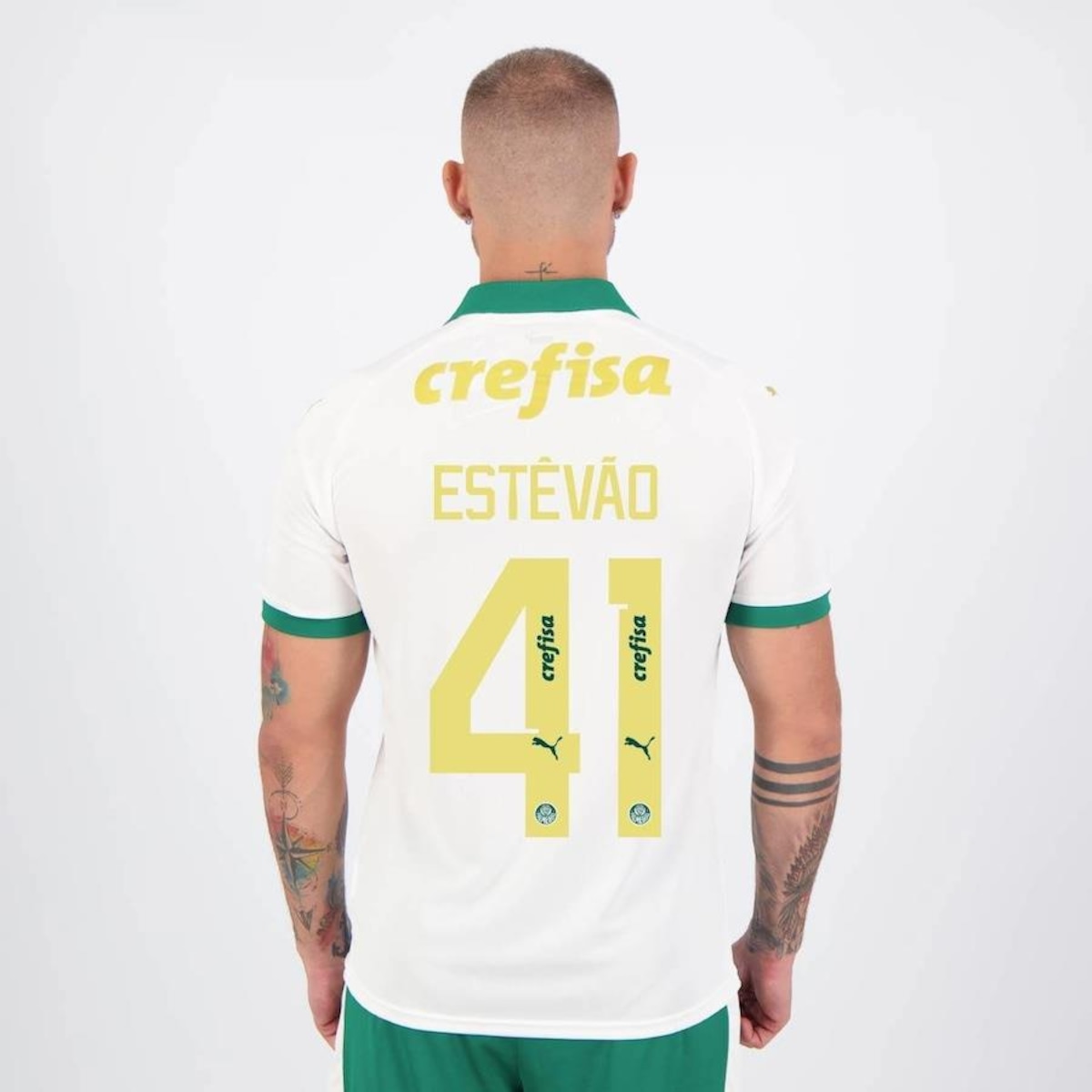 2024パルメイラス Mサイズ #41ESTVAO Camisa Puma Palmeiras I 2024 41 Estêvão - FutFanatics