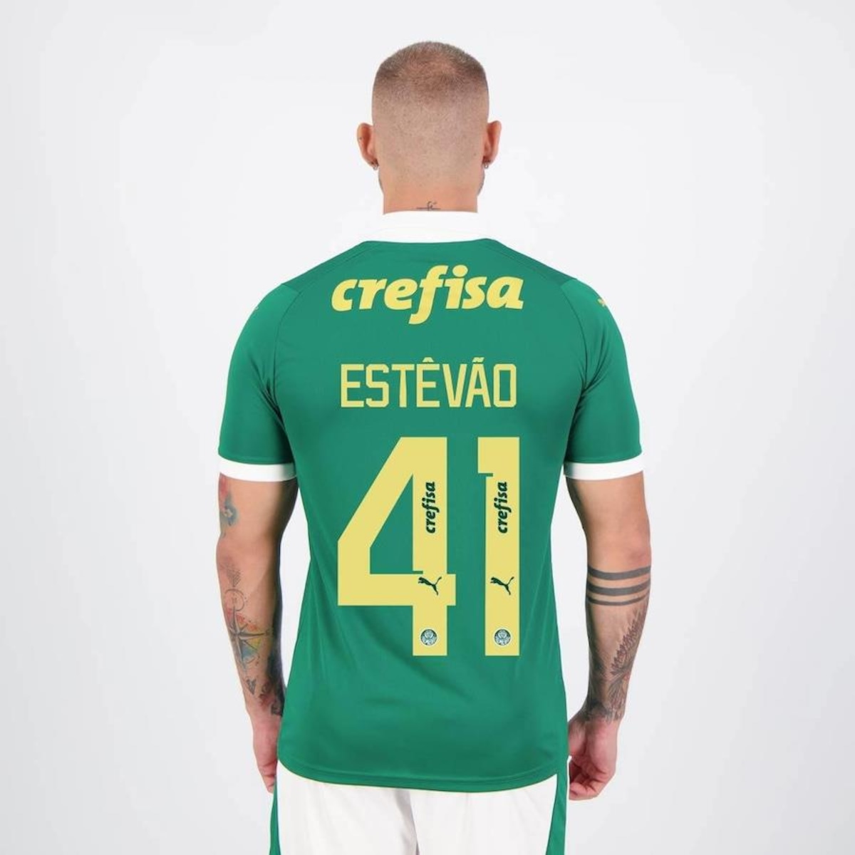 Camisa do Palmeiras I 2024 Puma 41 Estêvão - Masculina em