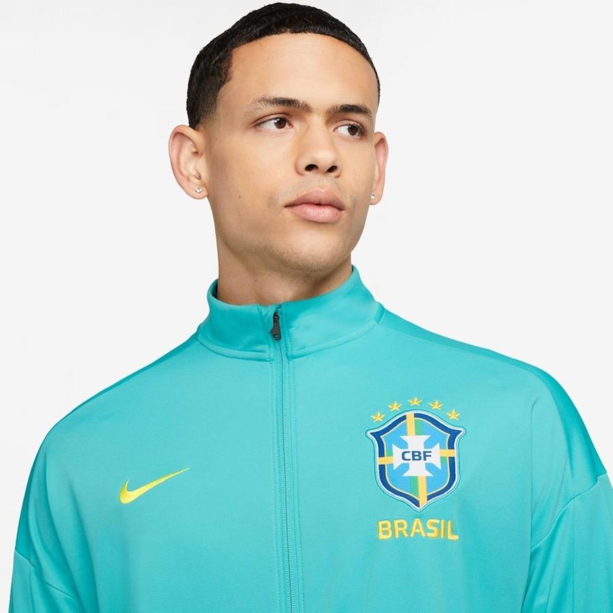 Jaqueta sem Capuz Nike Brasil Treino Dri-Fit Academy Pro Masculina
