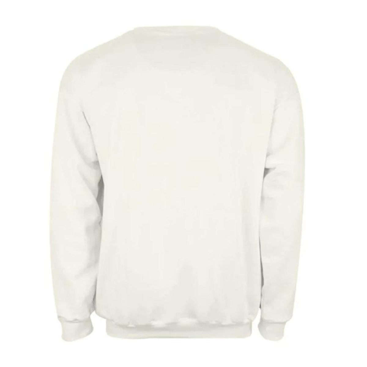 De Frio Moletom Sem Capuz Branco Moletom Liso Sem Capuz Sem