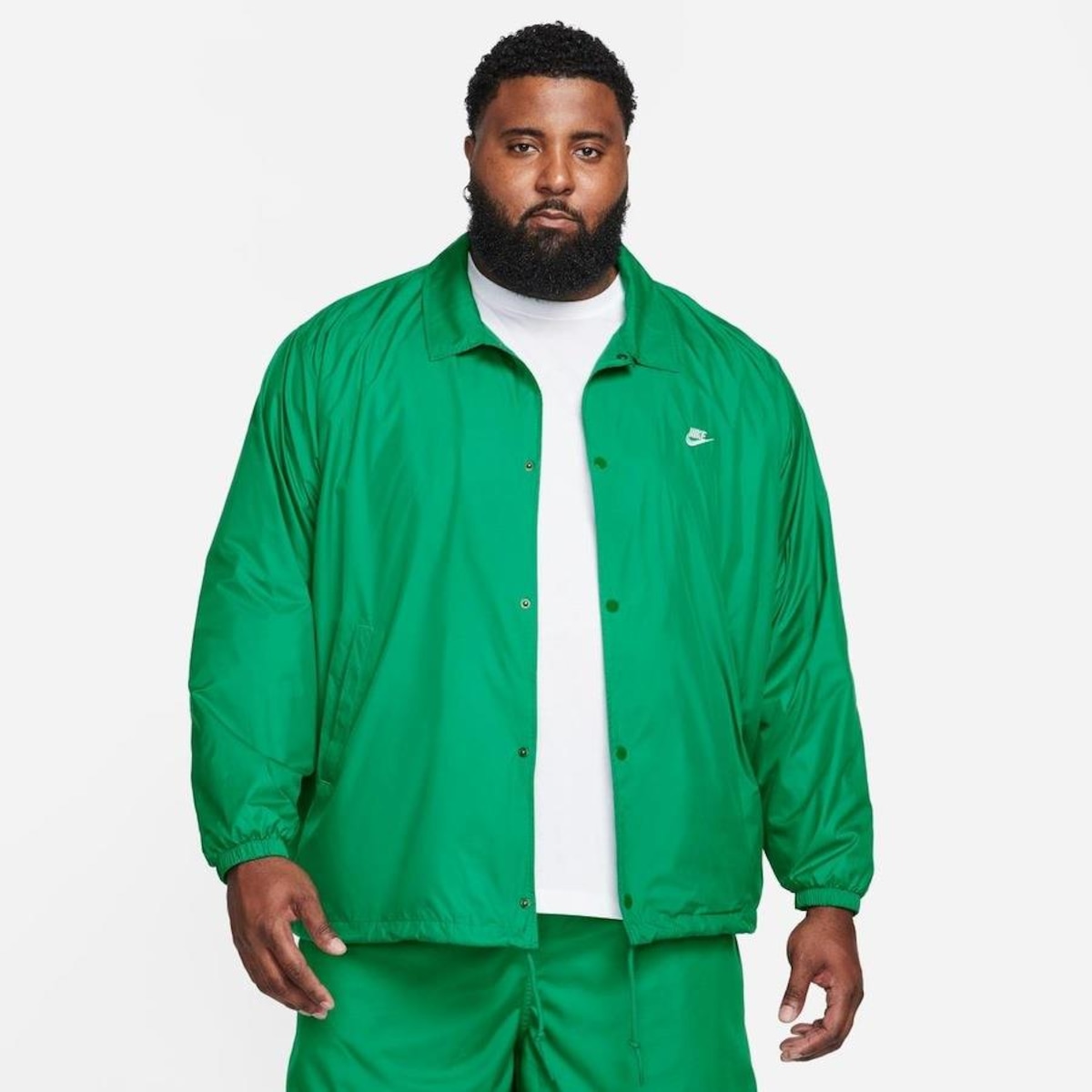 Jaqueta sem Capuz Nike Club Coach - Masculina | Centauro