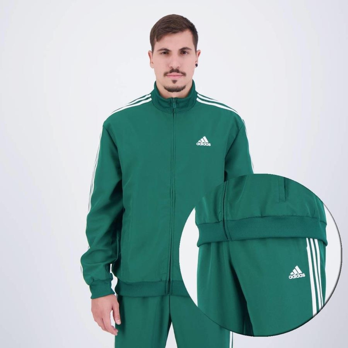 Agasalho adidas 3 Stripes - Masculino | Centauro