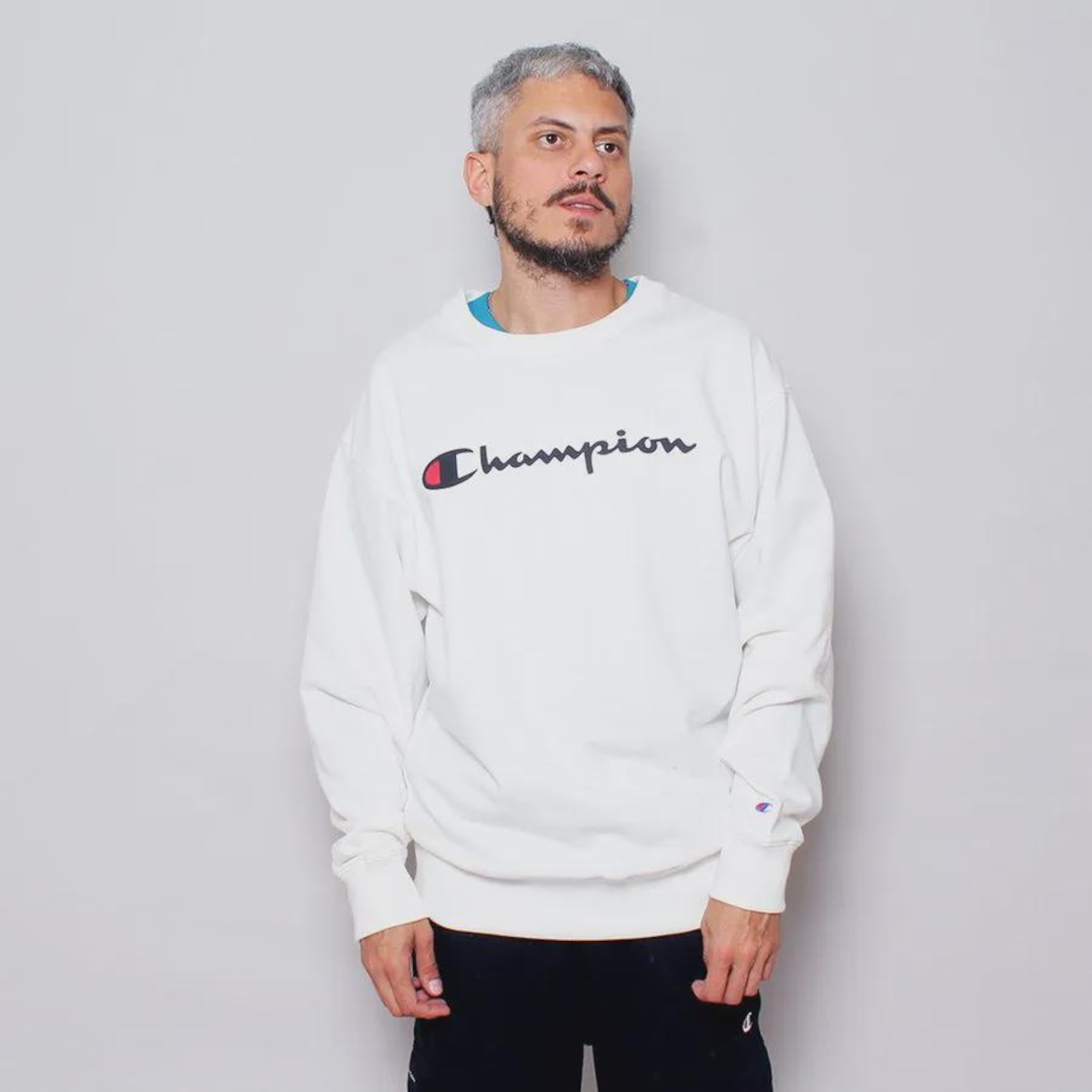 Sem Capuz Moletons Masculinos Branco Masculino Branco Blusa