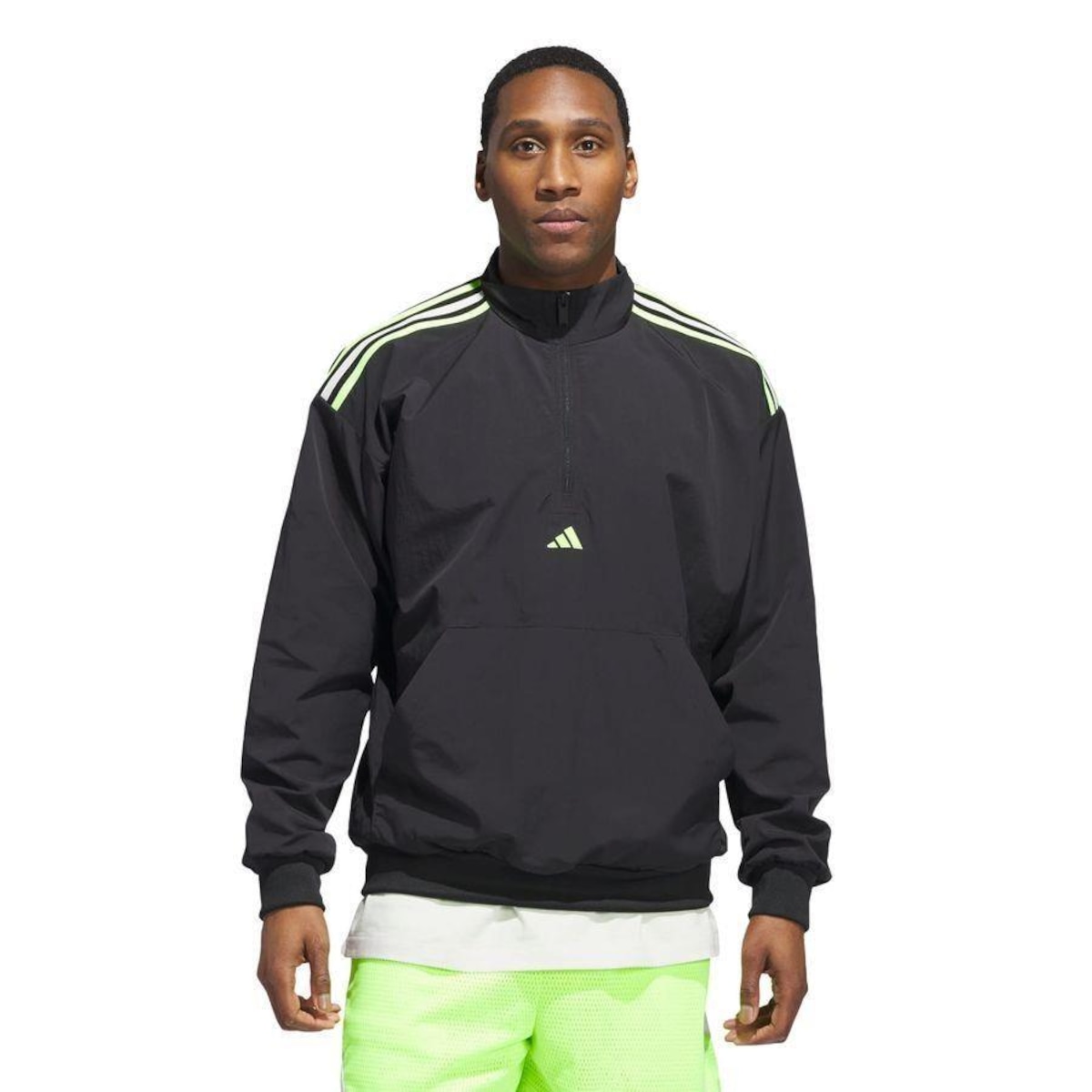 Jaqueta sem Capuz adidas Select 1/4 Zip - Masculina | Centauro