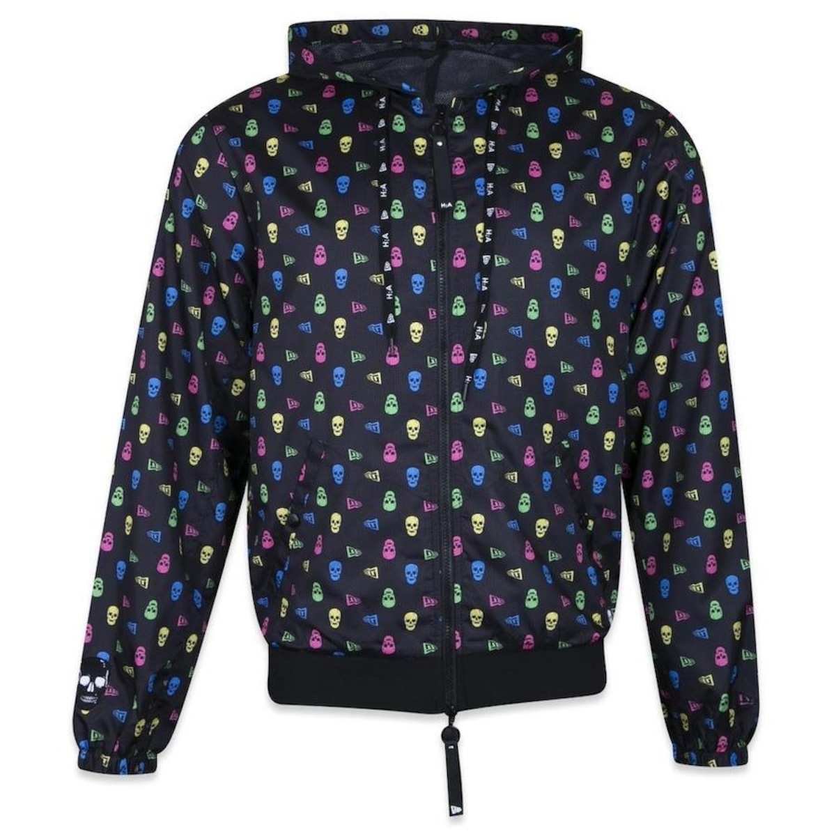 Jaqueta com Capuz New Era Corta Vento Collab Alexandre