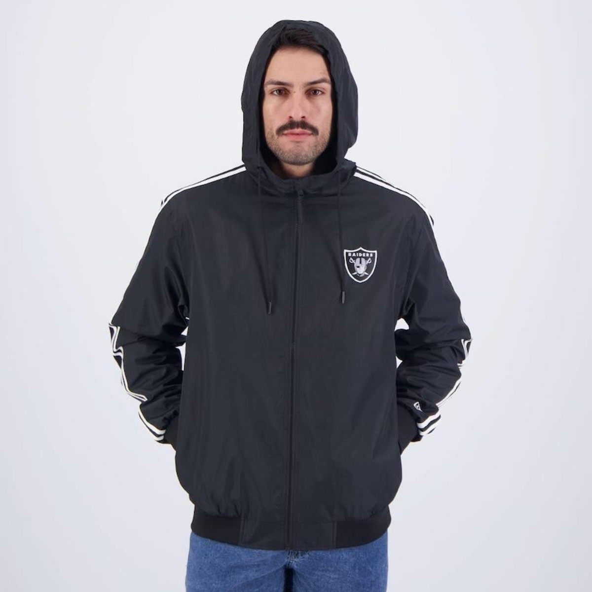 ジャケット・アウター archive NFL RAIDERS nylon jacket black archive NFL RAIDERS nylon jacket black