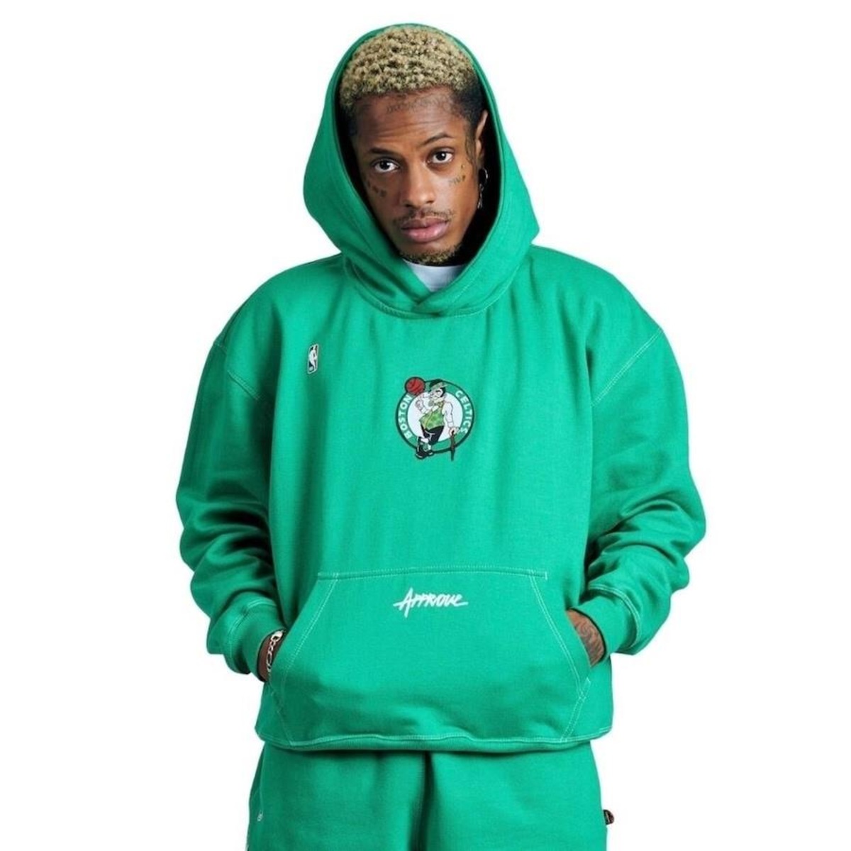Blusão de Moletom Approve X Nba Boston Celtics Oversized