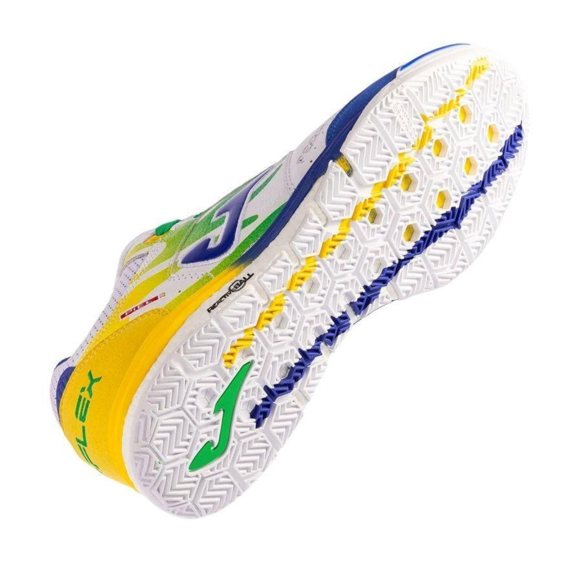 Joma TOP FLEX REBOUND FERRAOモデル Chuteira Joma Futsal Top Flex Rebound Ferrão Branco - Loja
