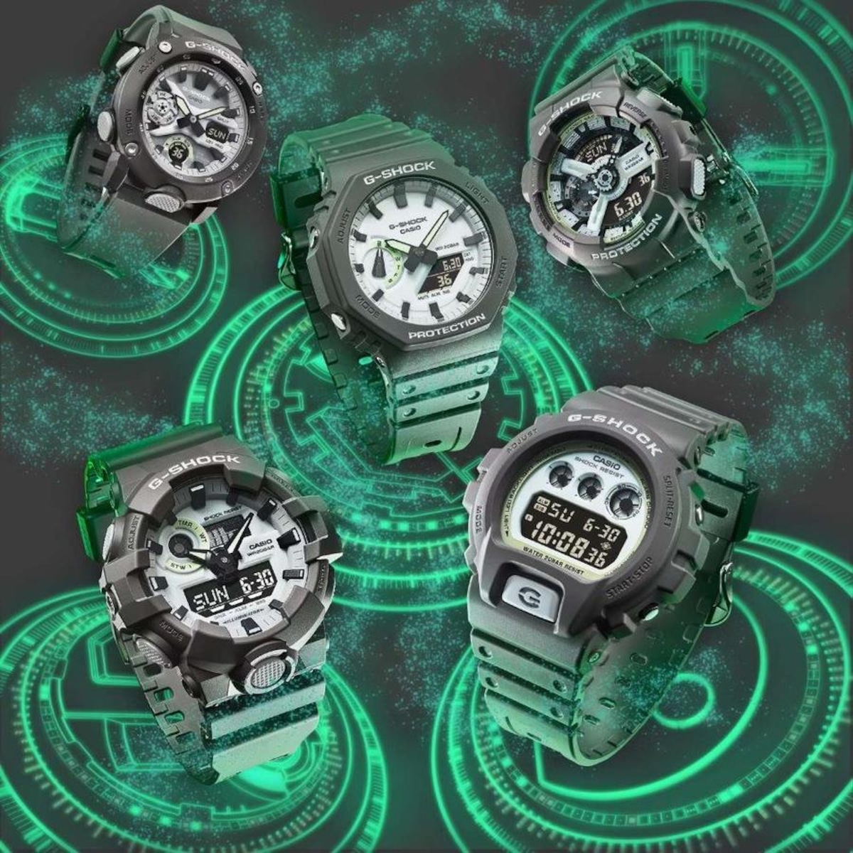 Relógio Casio G-Shock Dw-6900Hd-8Dr Hidden Glow | Centauro