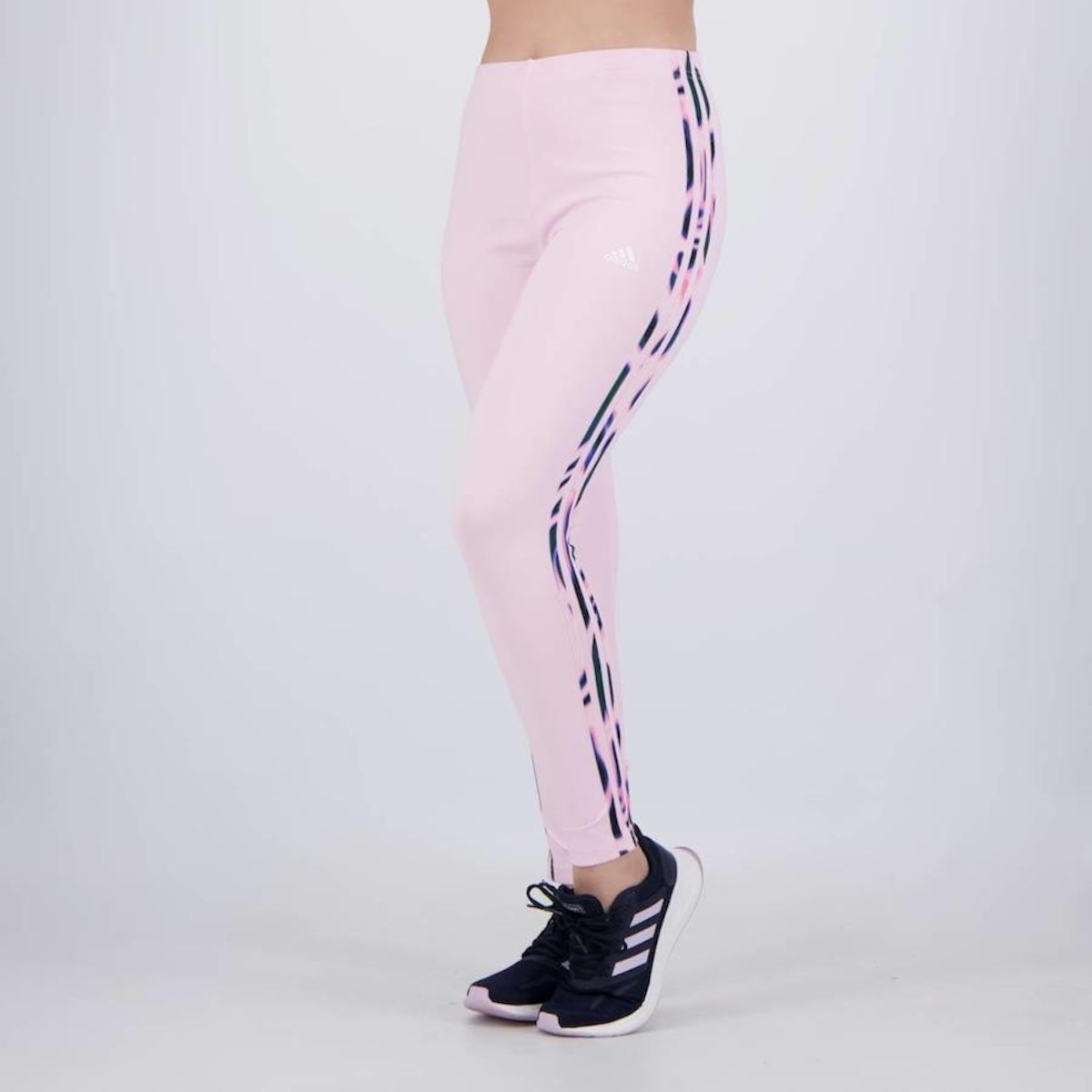 Calça Legging adidas Print Stripes Feminina Centauro