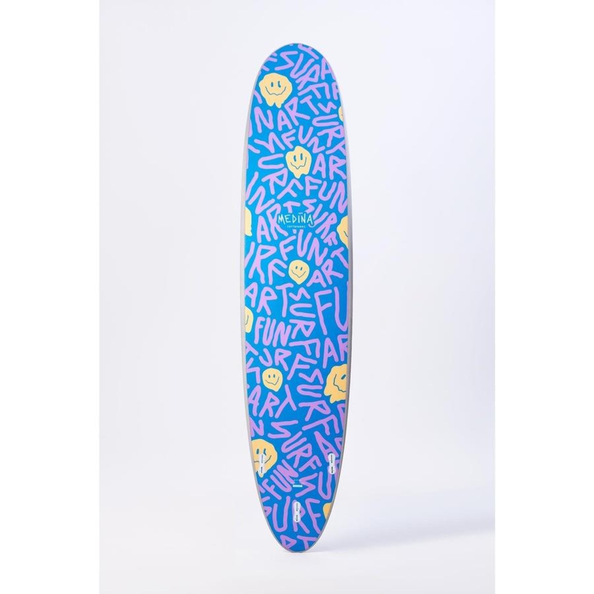 Prancha de Surf Medina Soft Top Grey Smile 8''''0