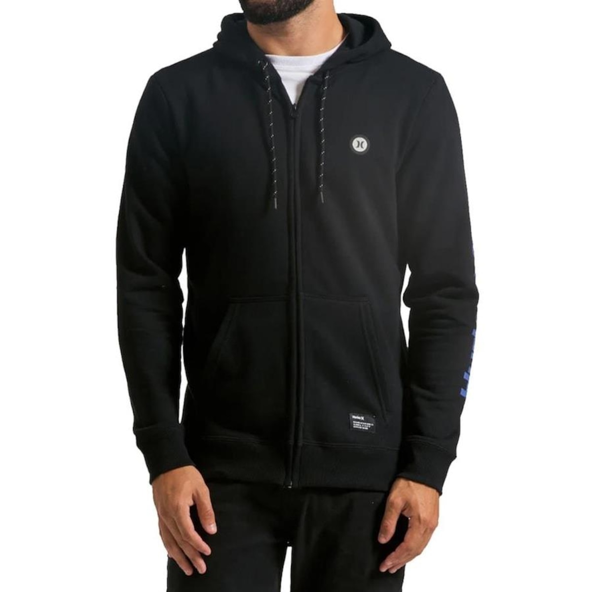 Blusa Moletom Masculino Moletom Aberto Hurley Moletom Hurley
