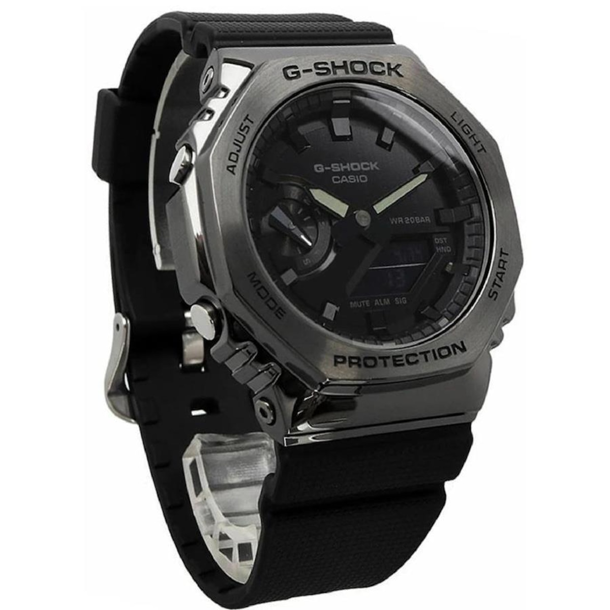 Relógio Casio G-Shock Gm-2100Bb-1Adr Metal Covered Gm-2100 Unissex