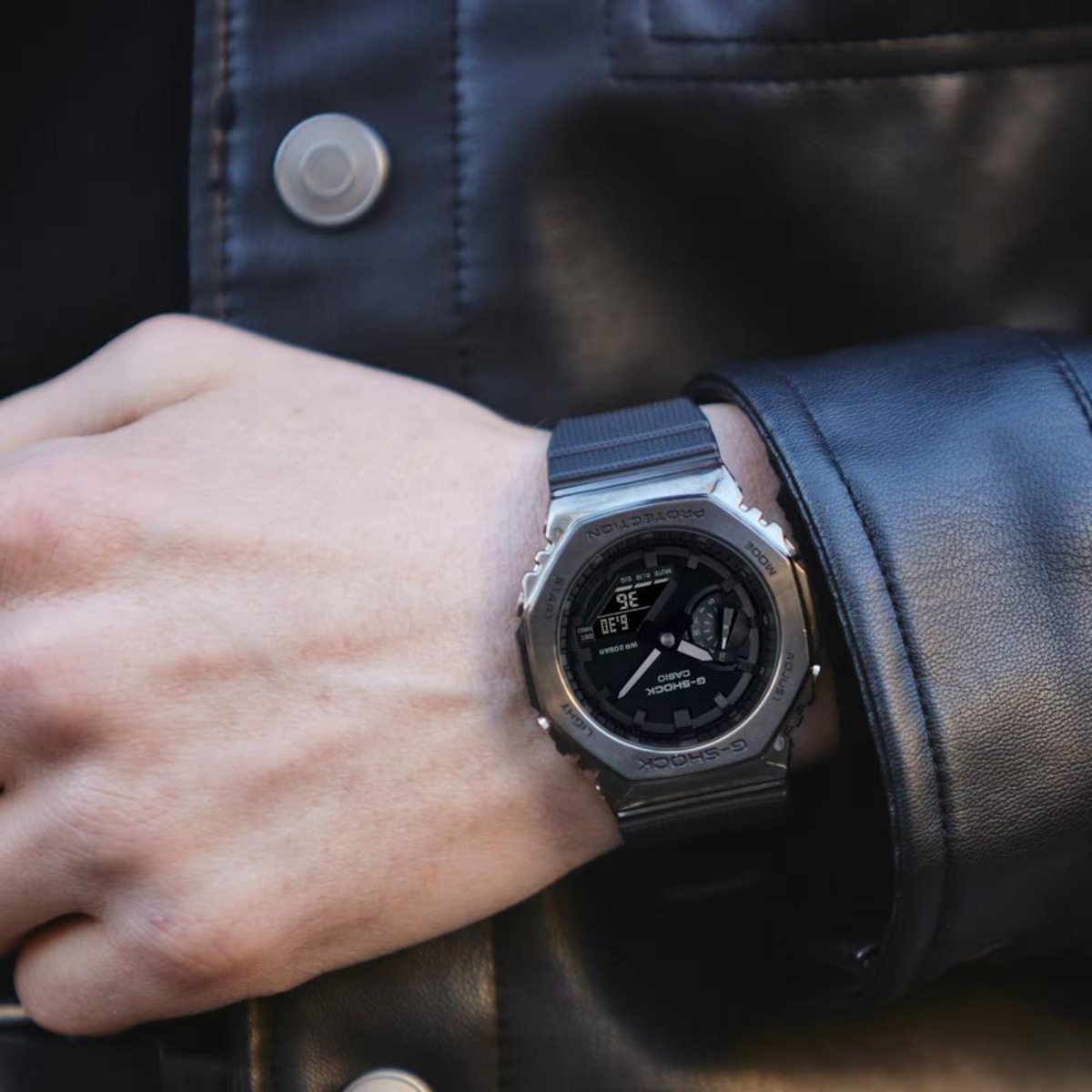 Relógio Casio G-Shock Gm-2100Bb-1Adr Metal Covered Gm-2100 Unissex