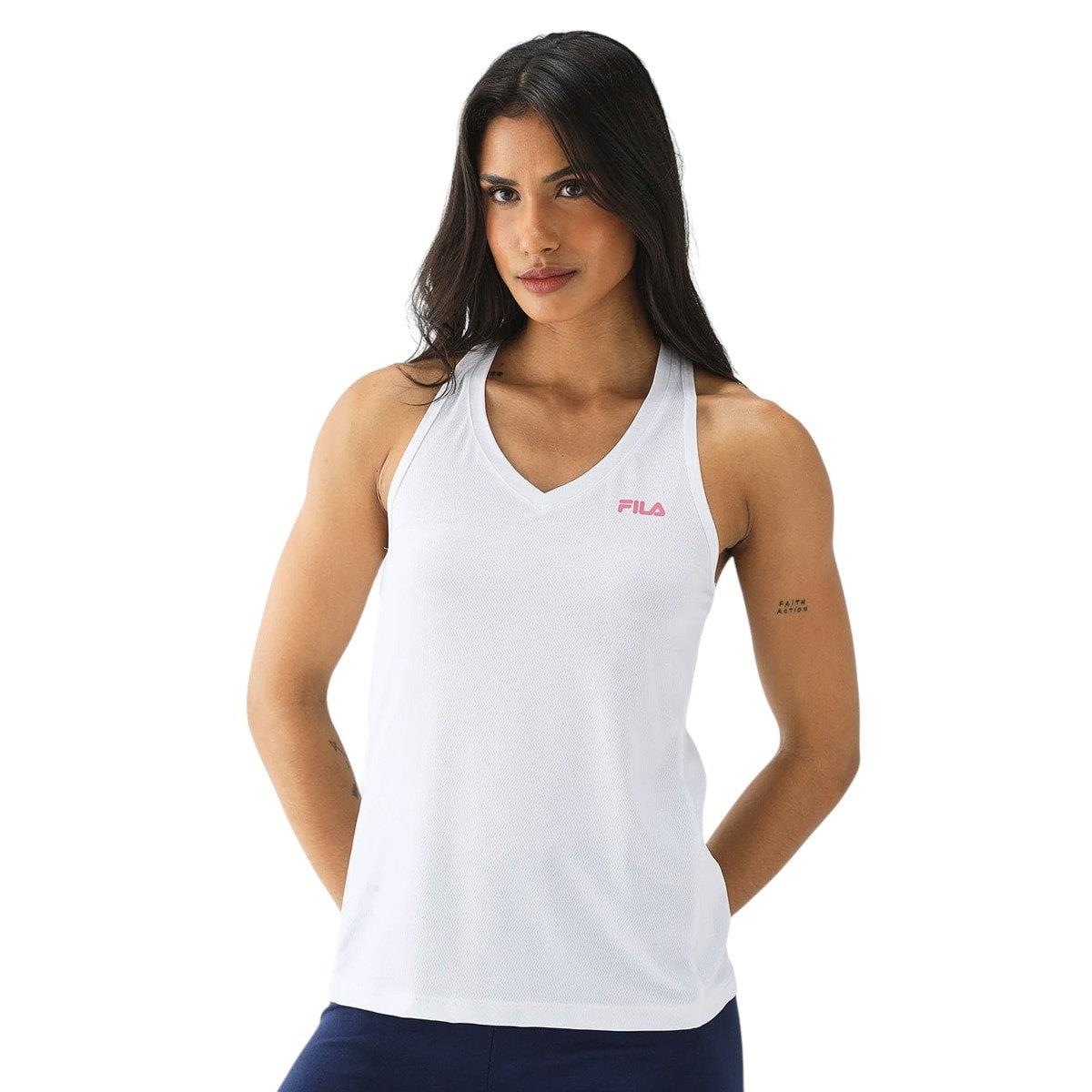Camiseta Regata Fila Basic Long Freedom Ii Feminina Centauro