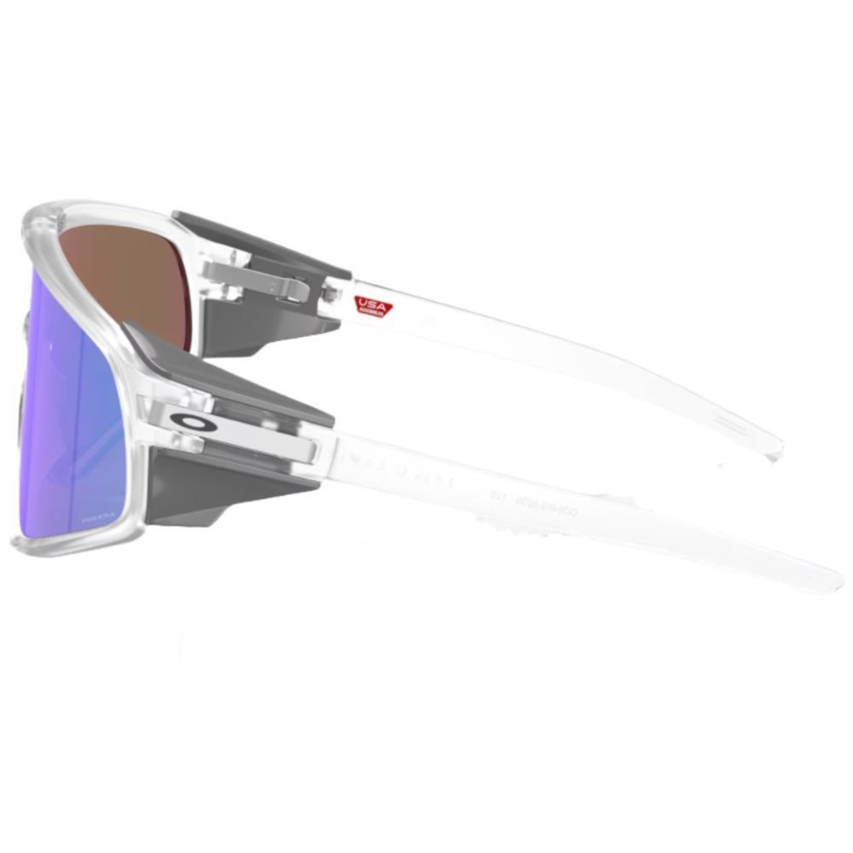 IXA　オークリー　ラッチパネル　プリズムヴァイオレット　マットクリア Óculos de Sol Oakley Ciclismo Latch Panel Matte Clear Prizm Violet