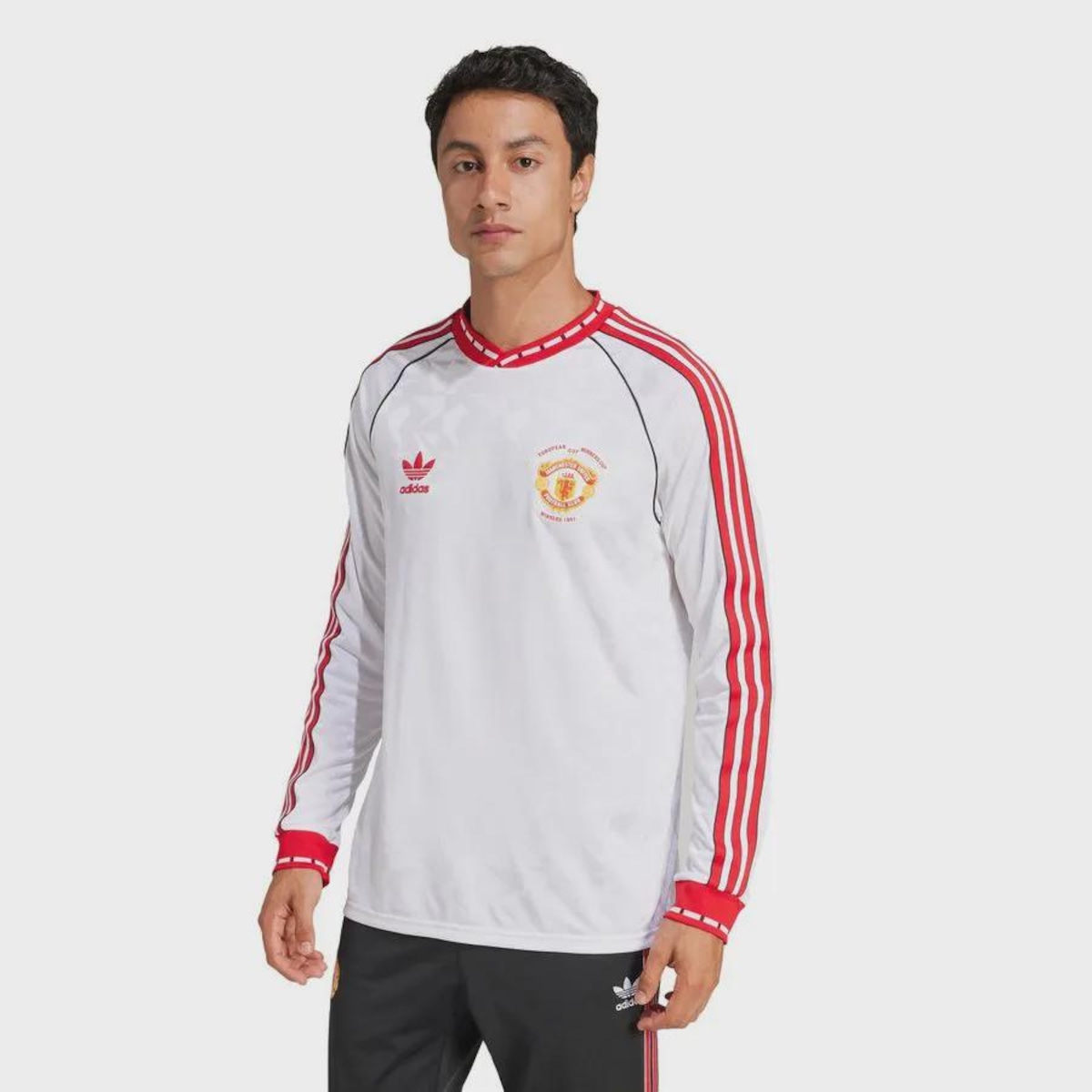 adidas Manchester United シャツ ASIAサイズ adidas Manchester United ホワイトシャツ S adidas Manchester United
