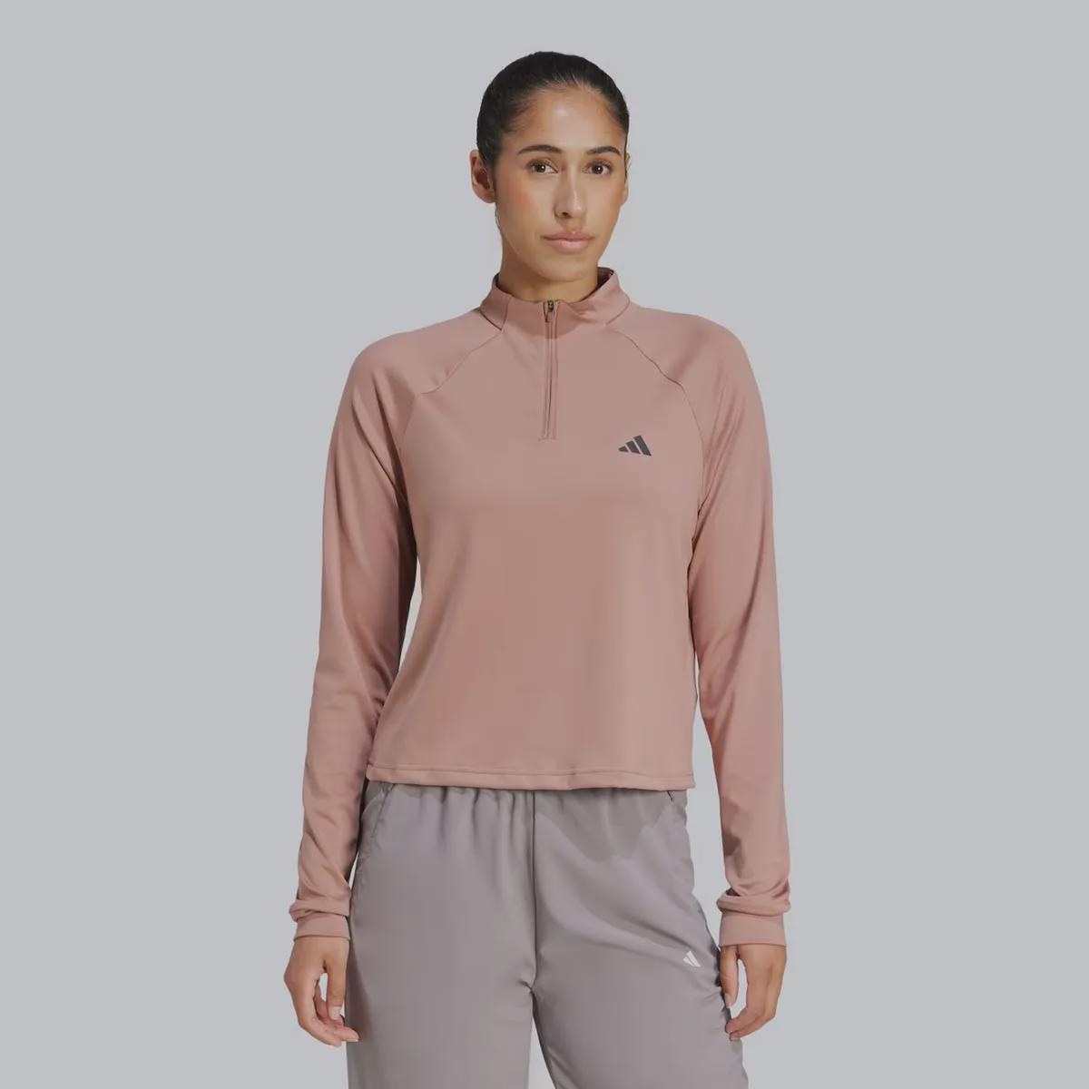 Jaqueta adidas TR Essentials 1/4 Zip - Feminino | Centauro