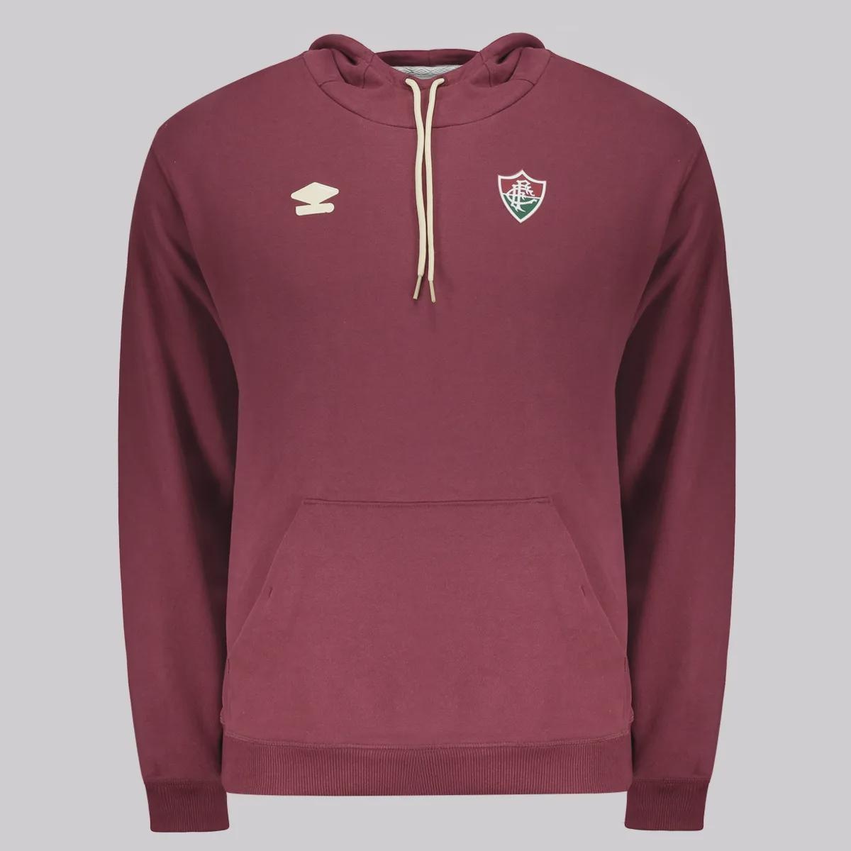 Blusão de Moletom do Fluminense Umbro com Capuz Viagem 2025