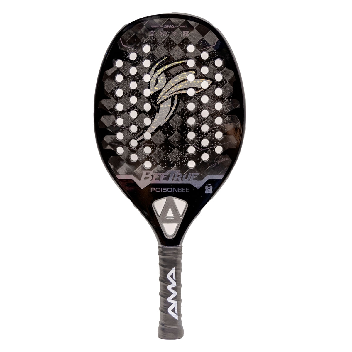 Raquete Beach Tennis Ama Sport BeeTrue Poison Bee 18k 2025 Gigio
