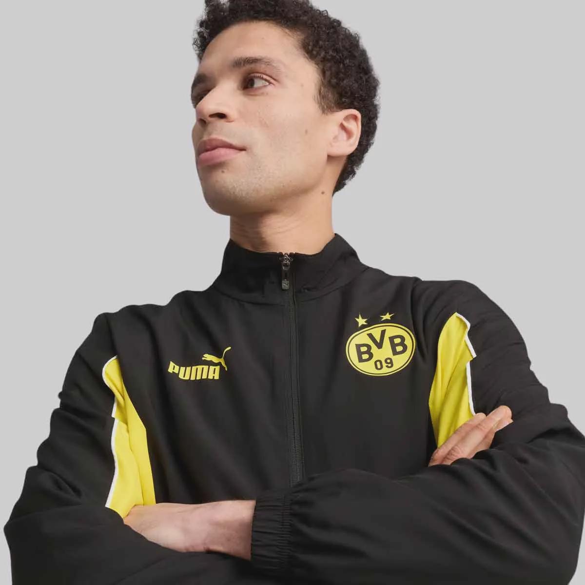 Puma Borussia Dortmund ダウンジャケット Amazon | PUMA Men's Standard BVB INT'L Stadium Jacket with