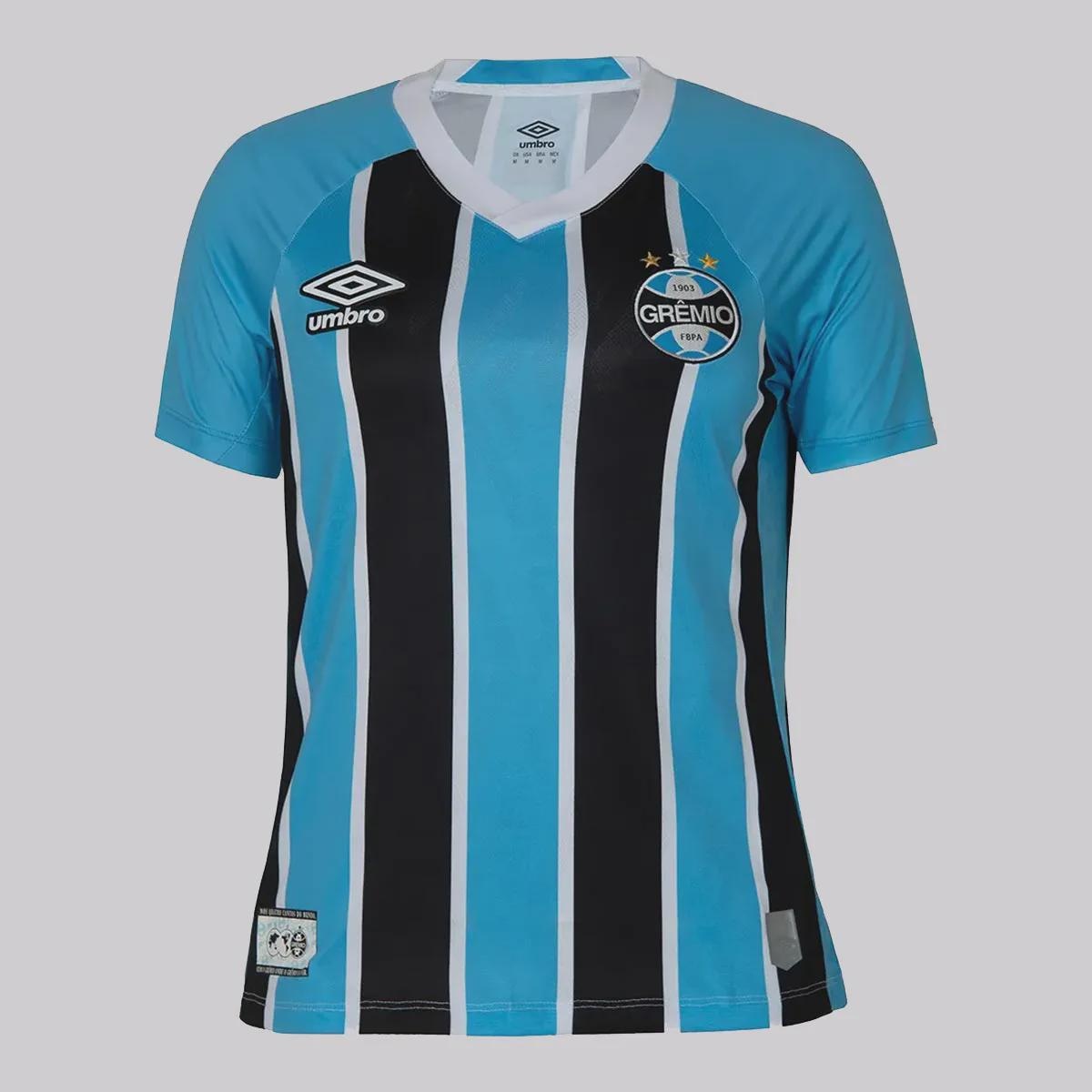Camisa do Grêmio I 25 Umbro Feminina Torcedora em Promoção Centauro